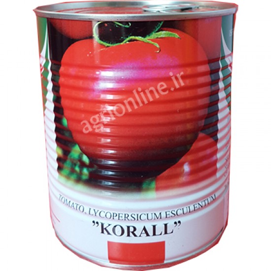 بذر گوجه فرنگی کورال مجارستان قوطی 250 گرمی