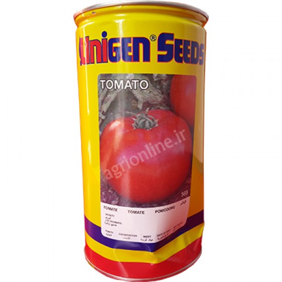 بذر گوجه فرنگی سوپرکویین یونی ژن قوطی نیم کیلویی 2014