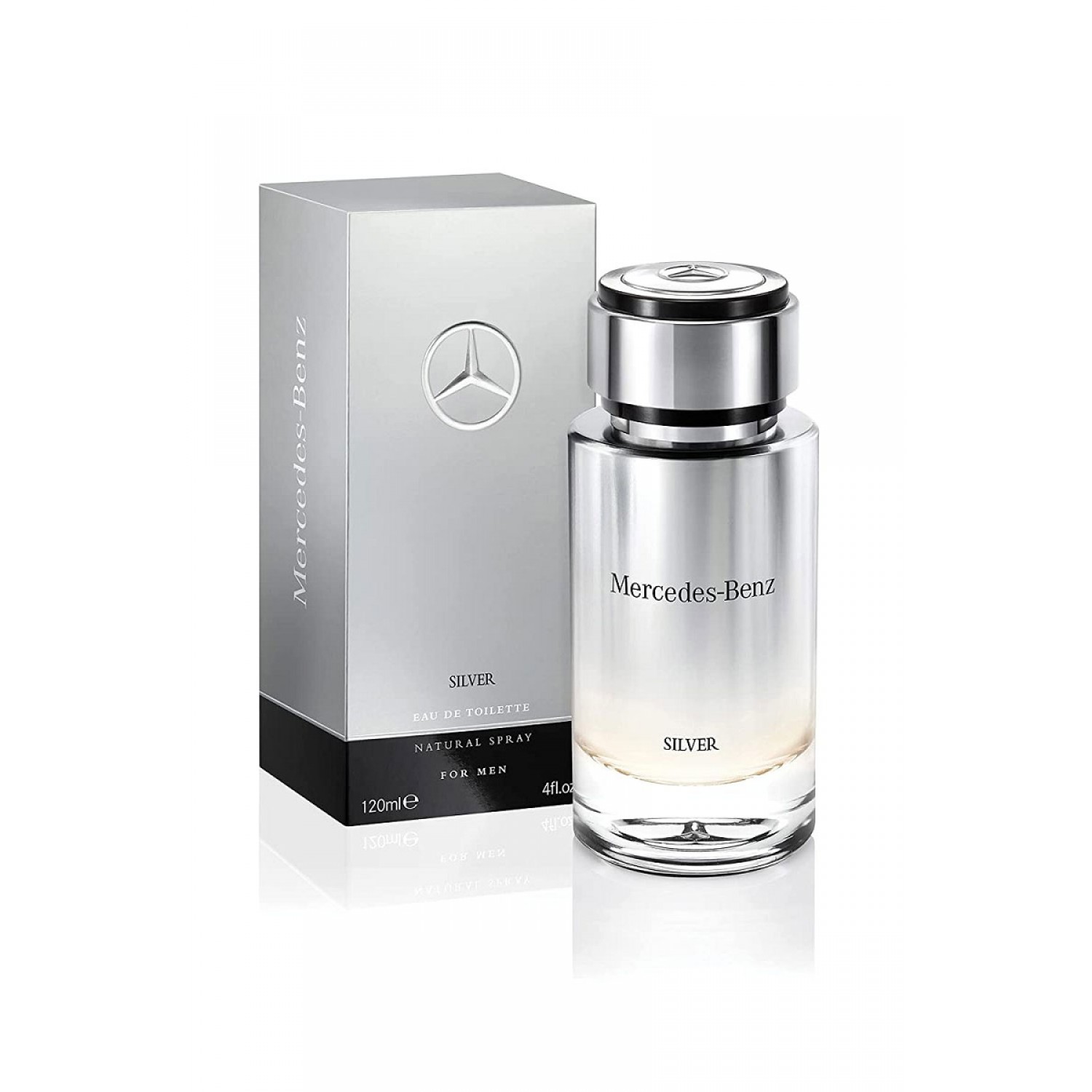 عطر مردانه مرسدس بنز سیلور Mercedes-Benz Silver حجم 120 میلی لیتر