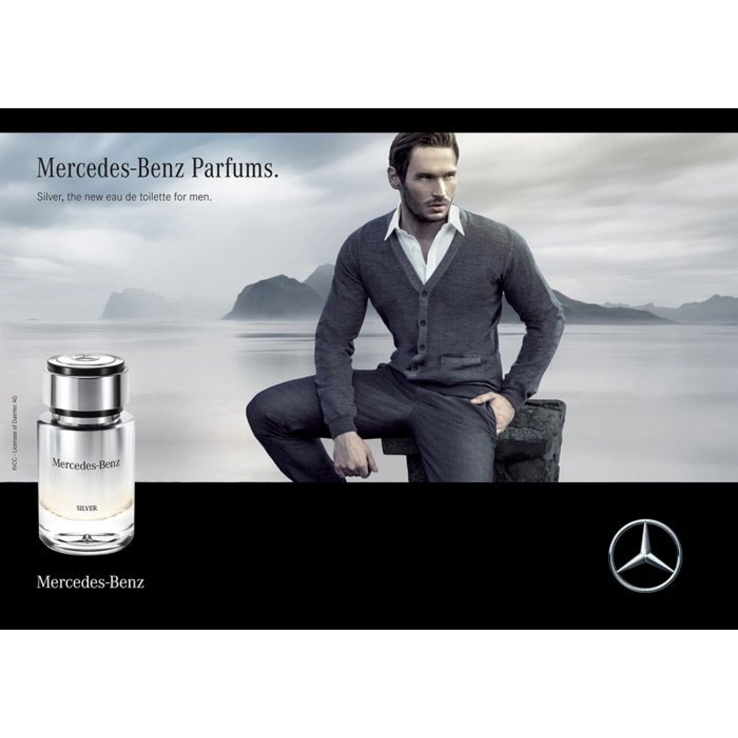 عطر مردانه مرسدس بنز سیلور Mercedes-Benz Silver حجم 120 میلی لیتر