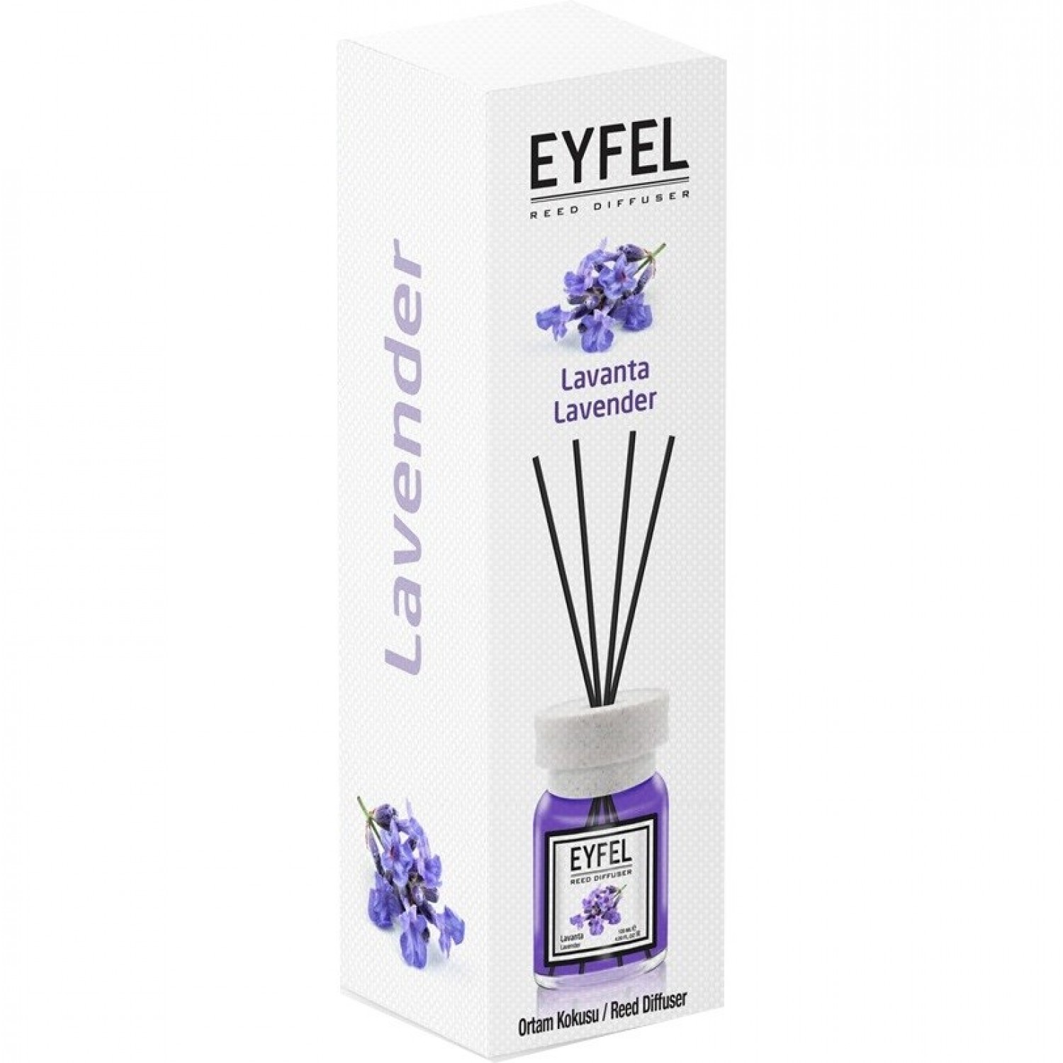 عطر خوشبوکننده اتاق ایفل رایحه لاوندر Eyfel Lavender حجم 120 میلی لیتر