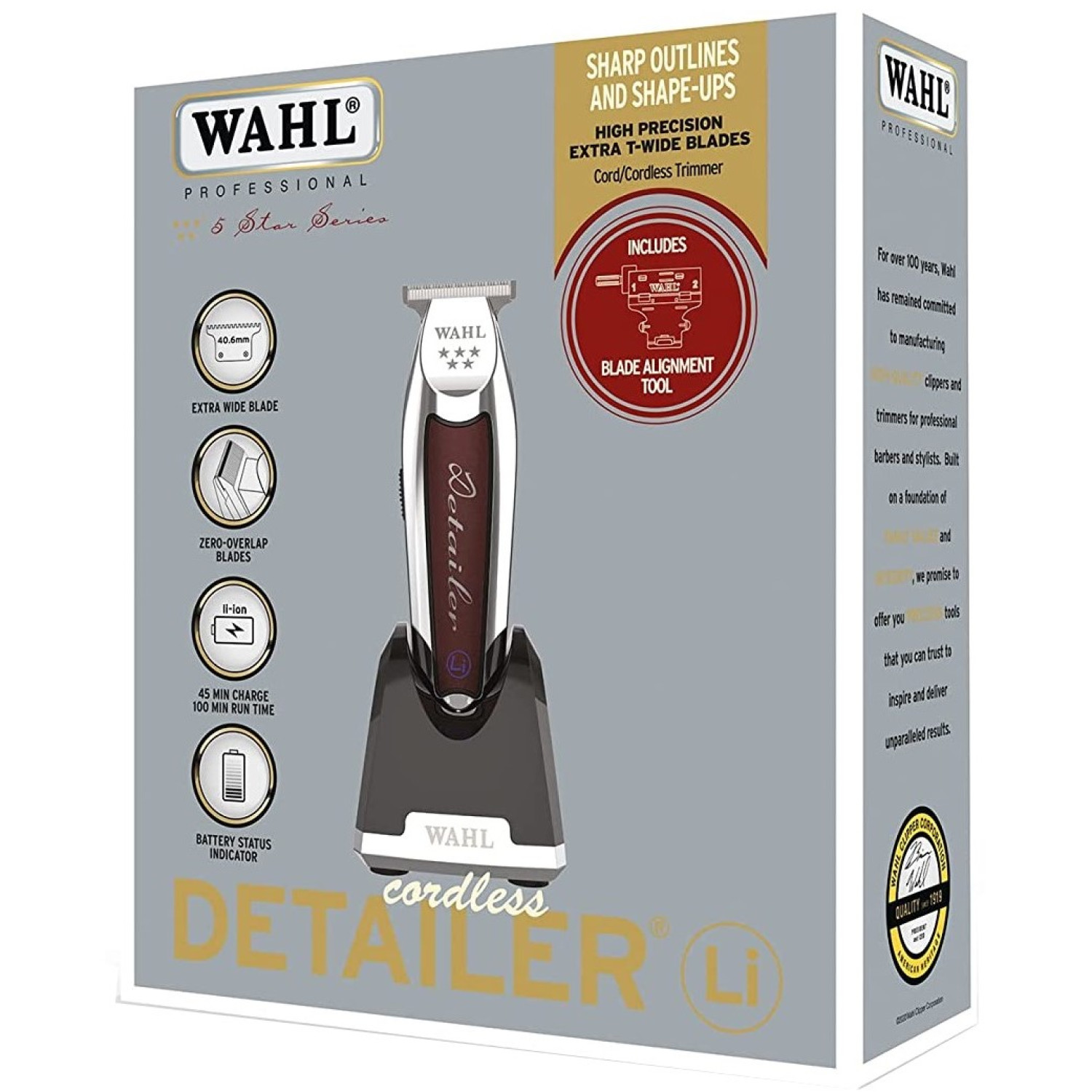 ماشین خط زن موی بدون سیم وال دیتیلر Wahl Detailer ماشین خط زن موی بدون سیم وال دیتیلر Wahl Detailer