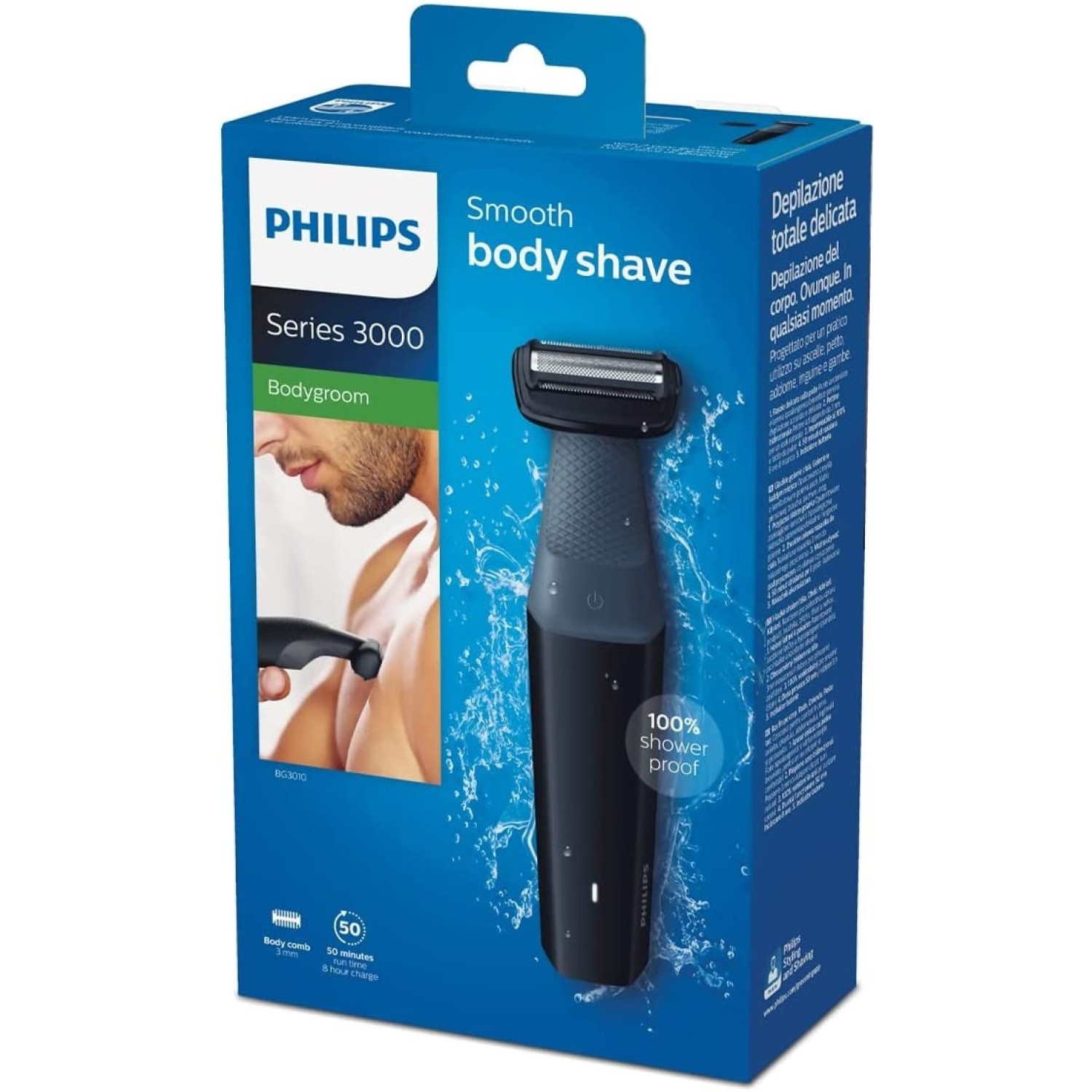 ماشین اصلاح بدن فیلیپس Philips Smooth Body Shave 3000 ماشین اصلاح بدن فیلیپس Philips Smooth Body Shave 3000