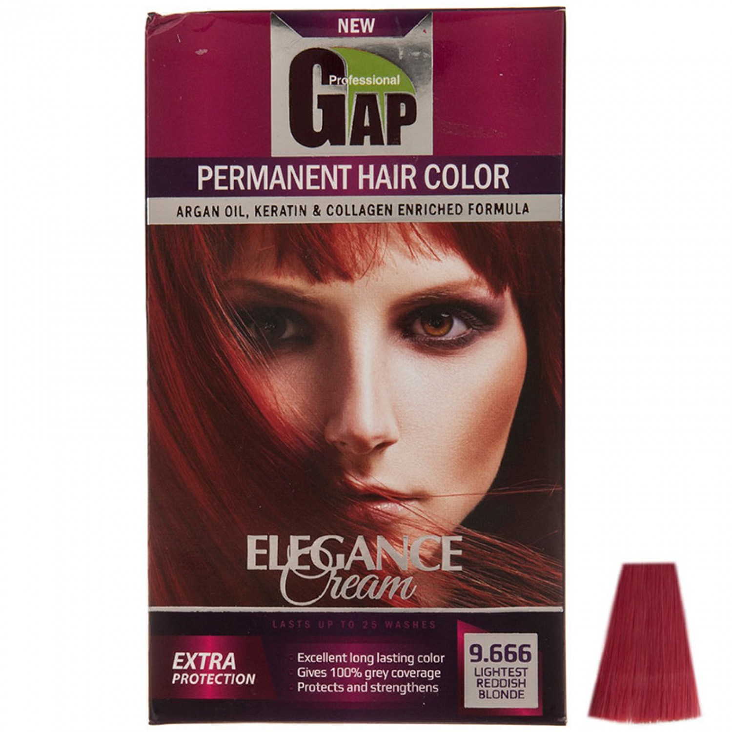 کیت رنگ موی گپ - شماره 9.666 - بلوند خرمایی روشن - Gap hair color