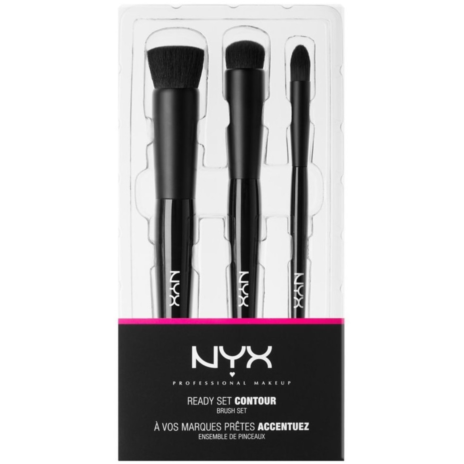 ست برس آرایشی نیکس مناسب برای کانتور و هایلایت مدل NYX Ready Set Contour ست برس آرایشی نیکس مناسب برای کانتور و هایلایت مدل NYX Ready Set Contour