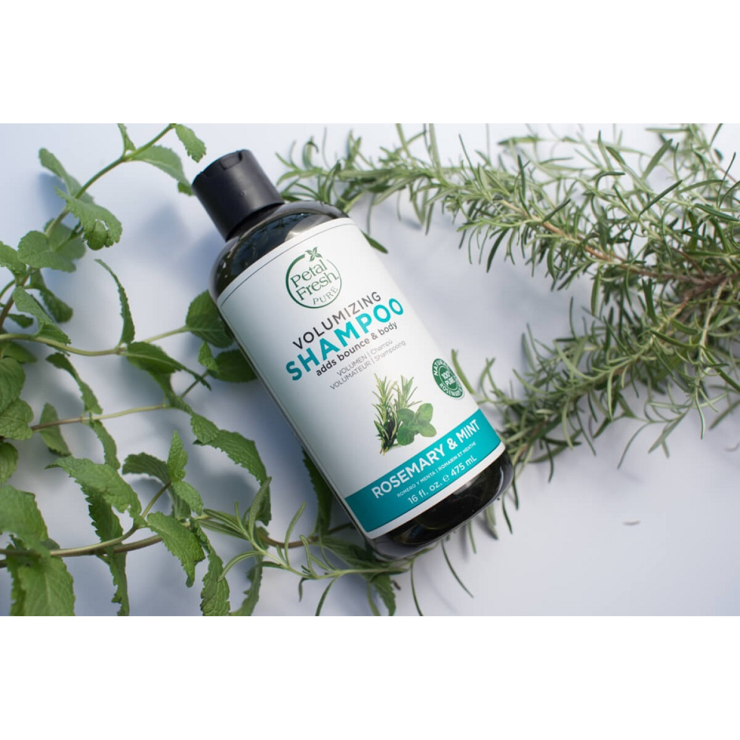 شامپو حجم دهنده رزماری و نعناع پتال فرش Petal Fresh Rosemary and Mint حجم 475 میل