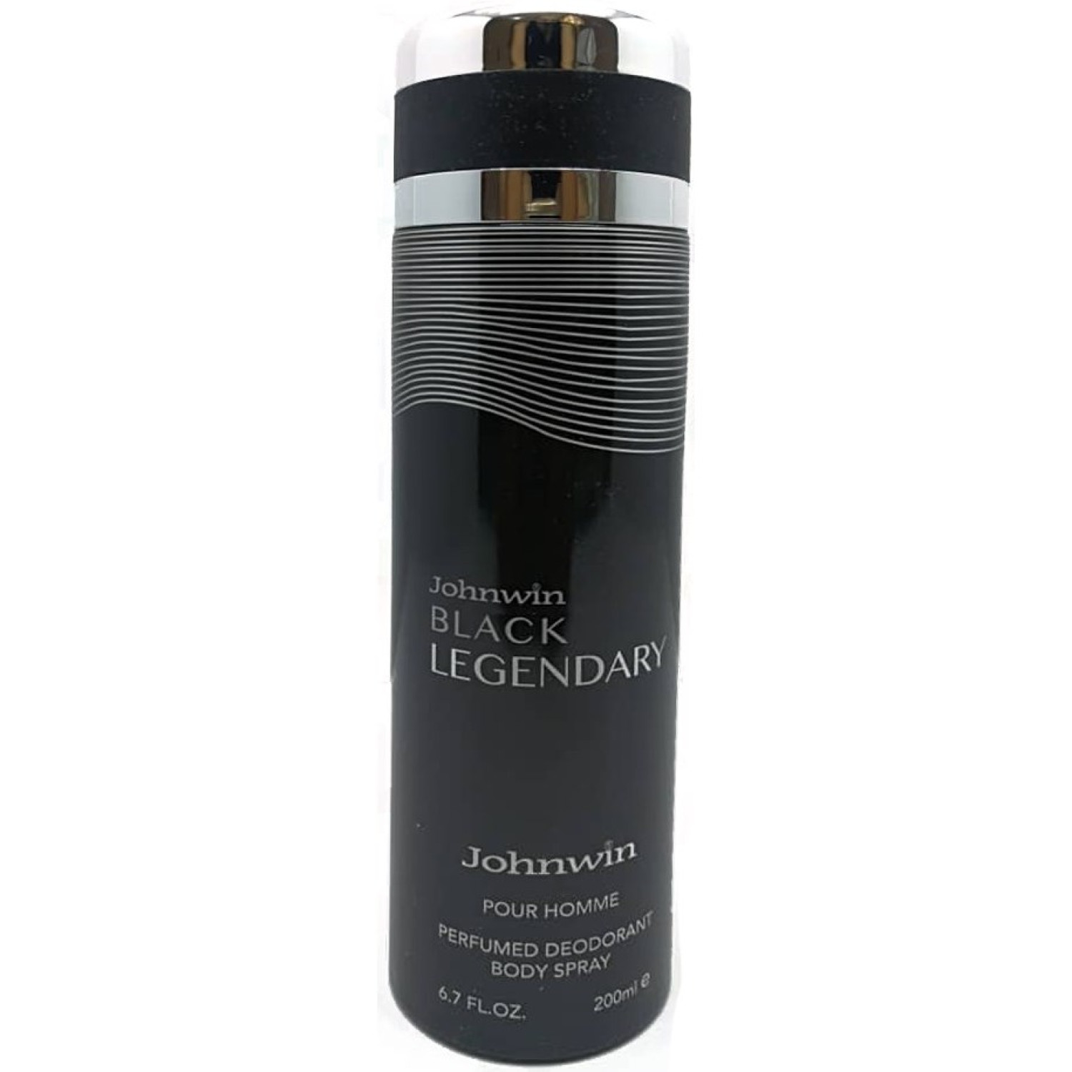 اسپری خوشبوکننده بدن مردانه جانوین مدل Black Legendary رایحه عطر مون بلان لجند