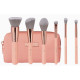 ست 6 عددی براش آرایشی بی اچ کازمتیکس BH Cosmetics Petite Chic به همراه کیف ست 6 عددی براش آرایشی بی اچ کازمتیکس BH Cosmetics Petite Chic به همراه کیف
