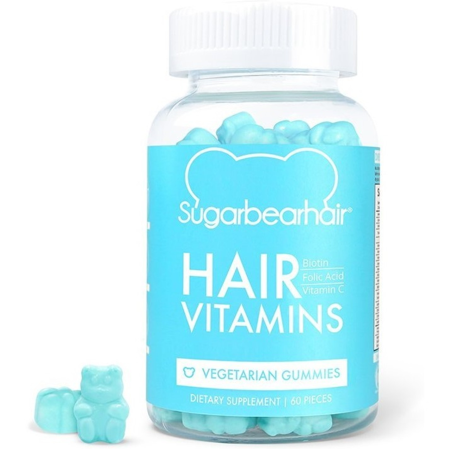 مکمل مولتی ویتامین تقویت موی شوگربیرهیر Sugarbearhair Hair Vitamins جعبه 60 عددی مکمل مولتی ویتامین تقویت موی شوگربیرهیر Sugarbearhair Hair Vitamins جعبه 60 عددی