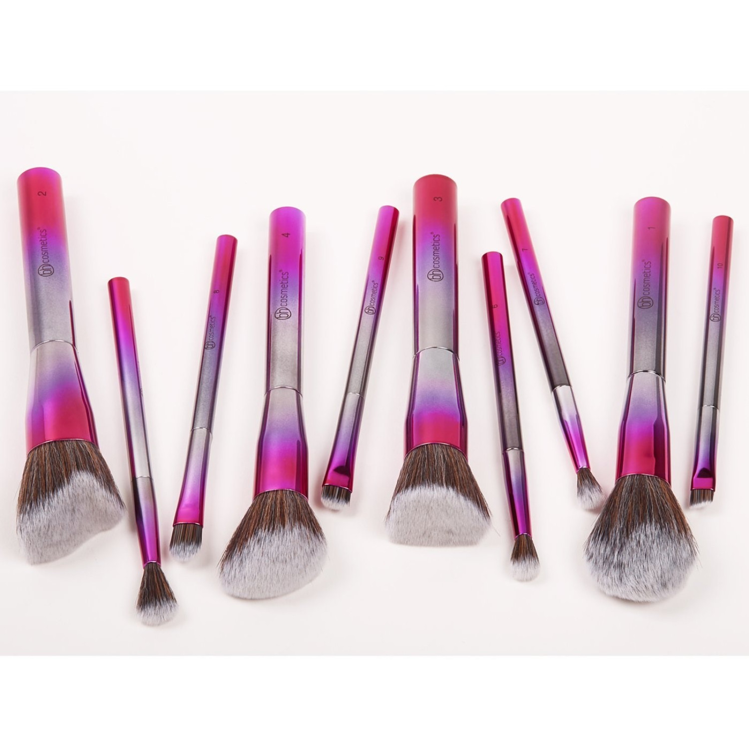 ست 10 عددی براش آرایشی بی اچ کازمتیکس رویال افیر BH Cosmetics Royal Affair ست 10 عددی براش آرایشی بی اچ کازمتیکس رویال افیر BH Cosmetics Royal Affair