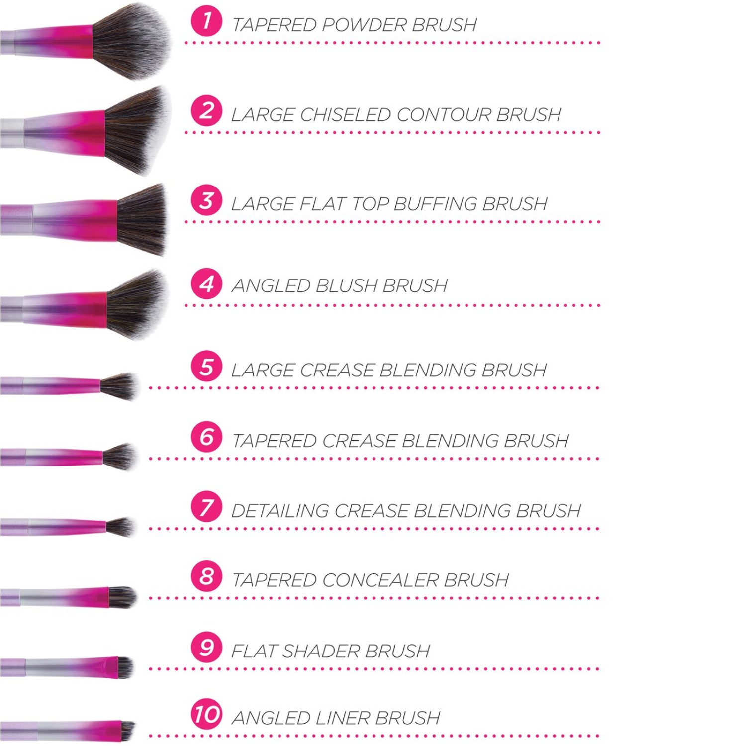 ست 10 عددی براش آرایشی بی اچ کازمتیکس رویال افیر BH Cosmetics Royal Affair ست 10 عددی براش آرایشی بی اچ کازمتیکس رویال افیر BH Cosmetics Royal Affair