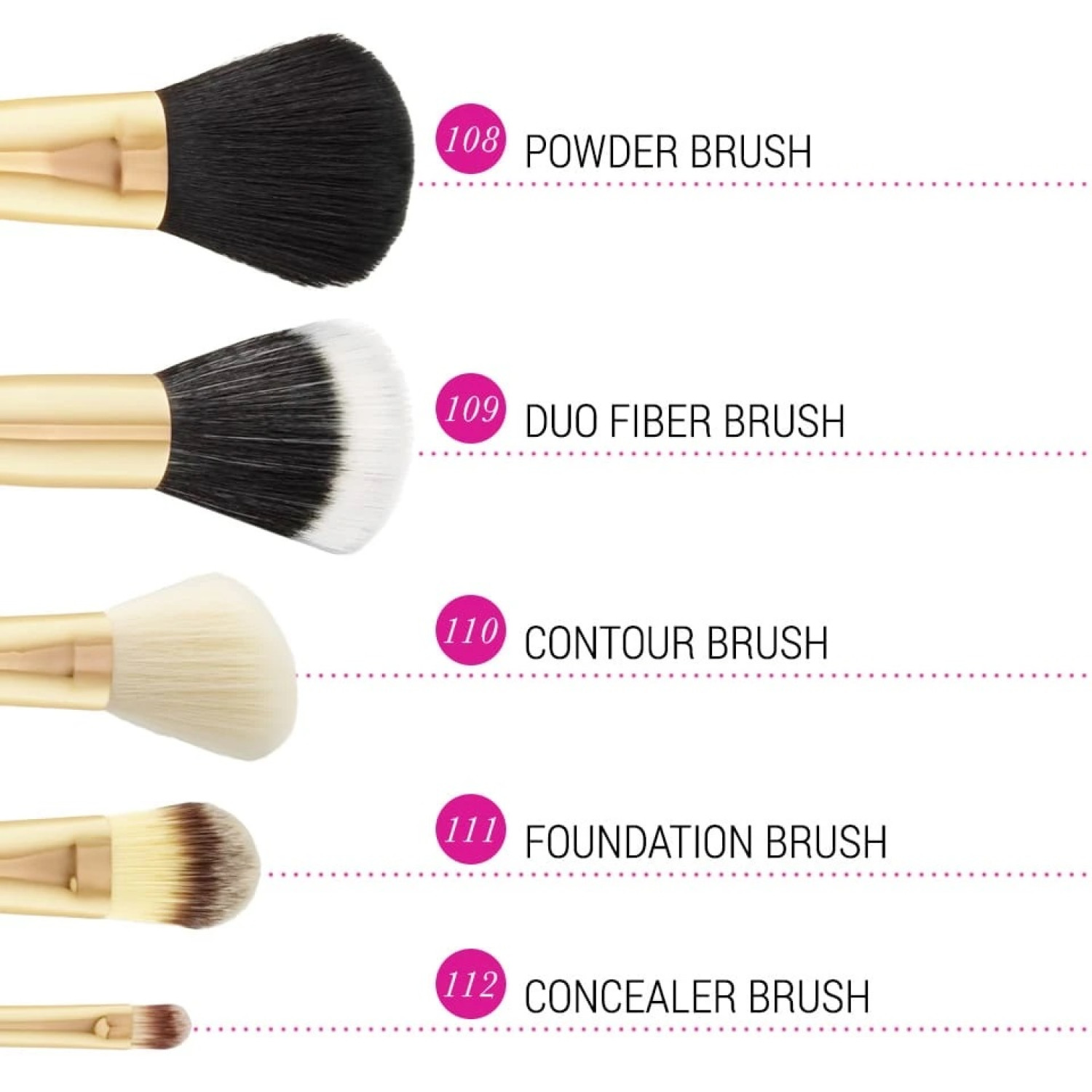 ست 5 عددی براش آرایشی بی اچ کازمتیکس BH Cosmetics Face Essential ست 5 عددی براش آرایشی بی اچ کازمتیکس BH Cosmetics Face Essential