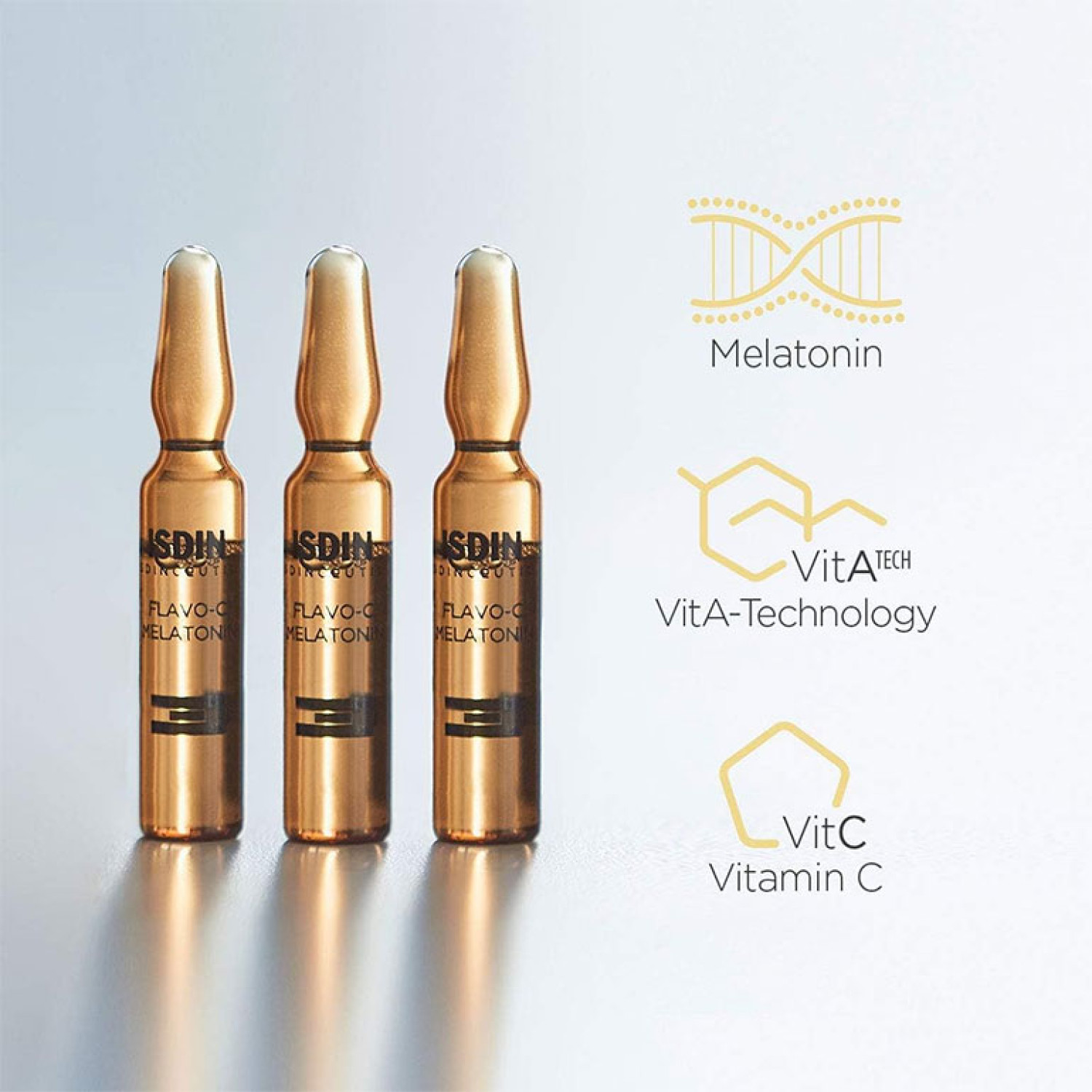 سرم بازسازی کننده شب ایزدین Isdin Flavo-C Melatonin بسته 10 عددی سرم بازسازی کننده شب ایزدین Isdin Flavo-C Melatonin بسته 10 عددی