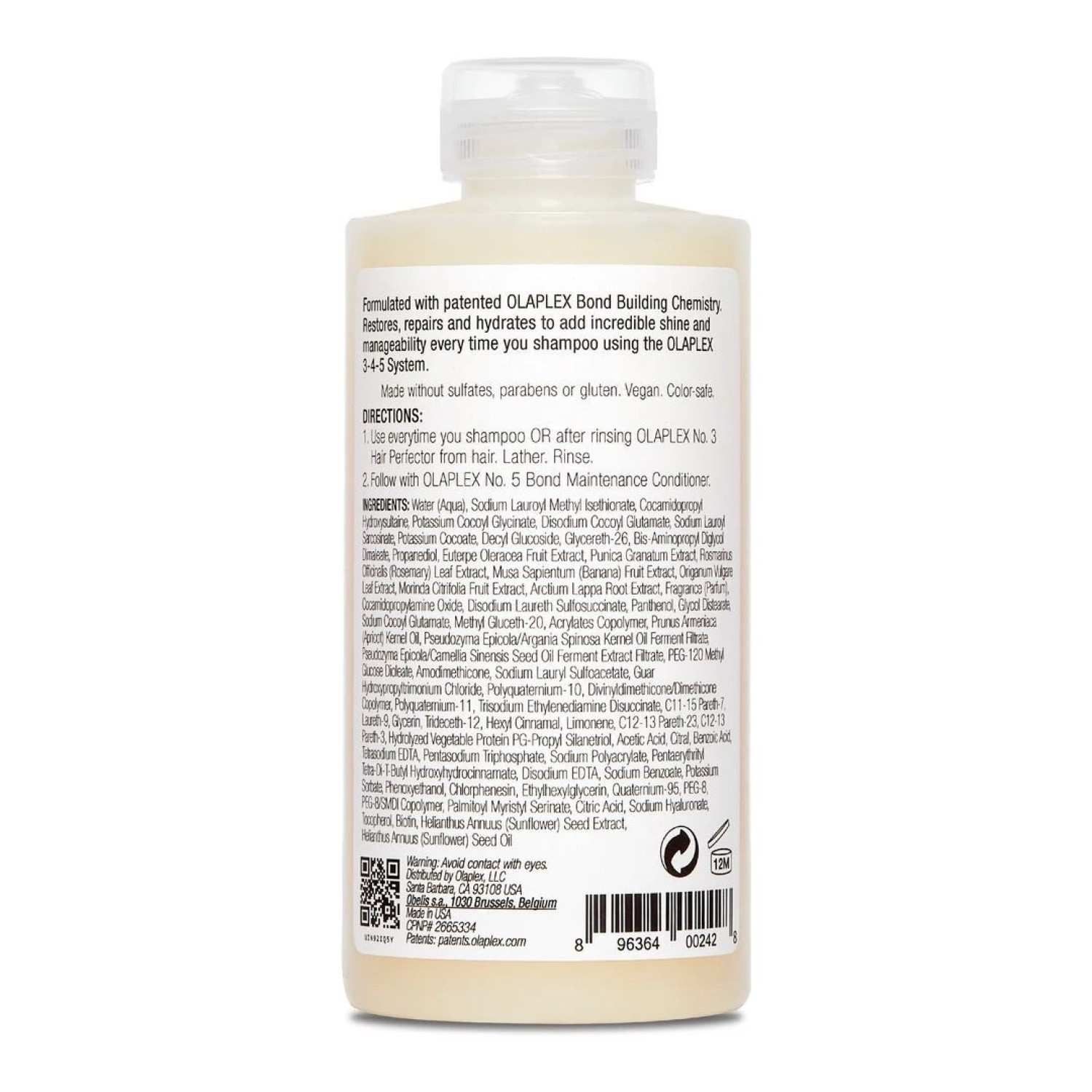 شامپو ترمیم کننده موی اولاپلکس Olaplex N4 Bond Maintenance حجم 250 میلی لیتر