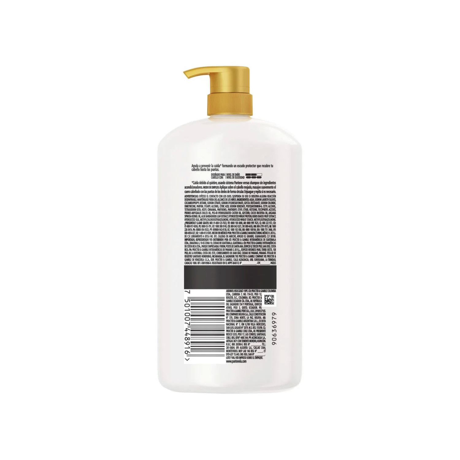 شامپو ضد شکنندگی موی پنتن Pantene Control Caida حجم 1 لیتر