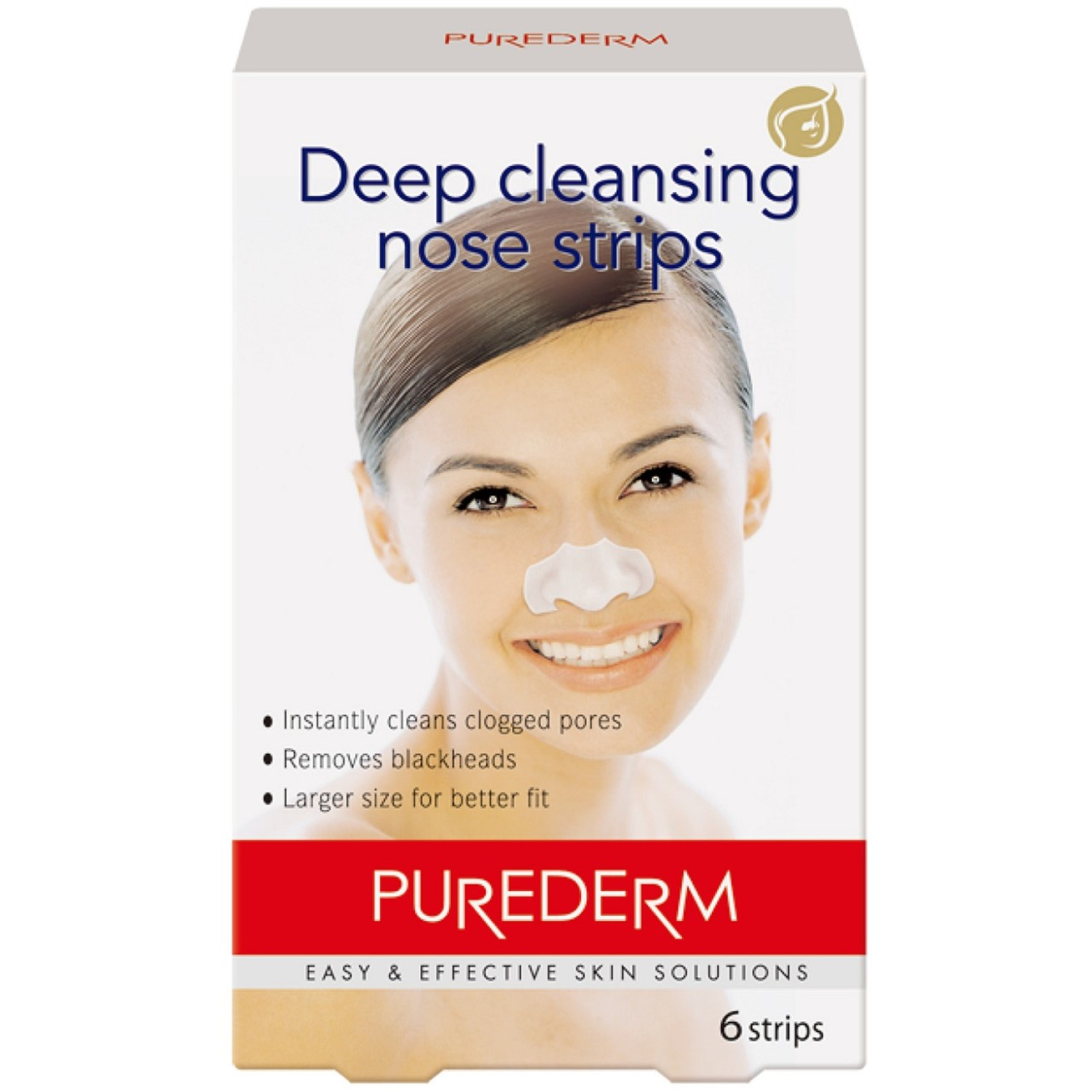 چسب پاک کننده بینی پیوردرم Purederm Deep Cleansing Nose Strip بسته 6 عددی چسب پاک کننده بینی پیوردرم Purederm Deep Cleansing Nose Strip بسته 6 عددی