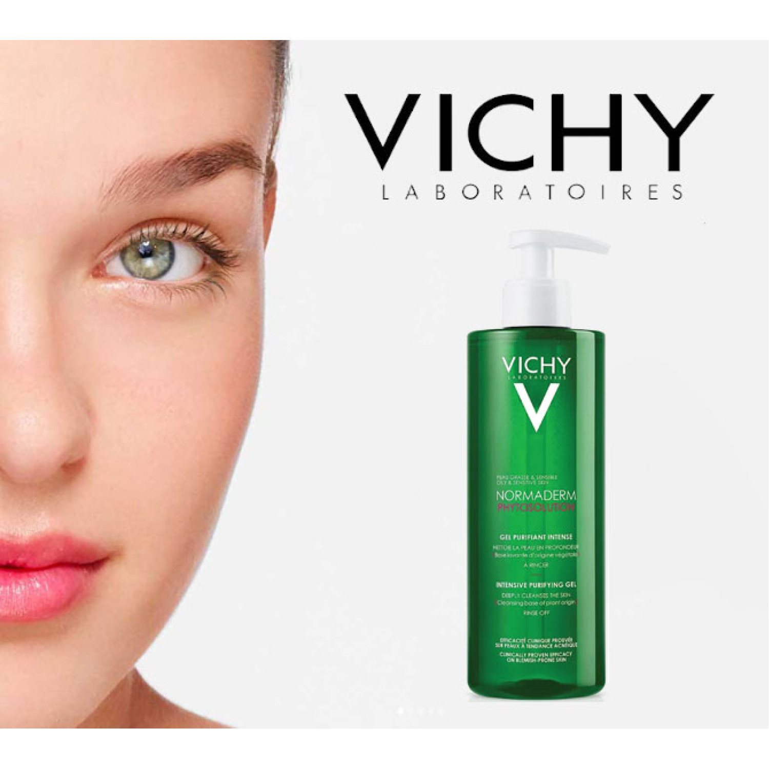 ژل شوینده صورت ویشی نرمادرم Vichy Normaderm حجم 400 میلی لیتر ژل شوینده صورت ویشی نرمادرم Vichy Normaderm حجم 400 میلی لیتر