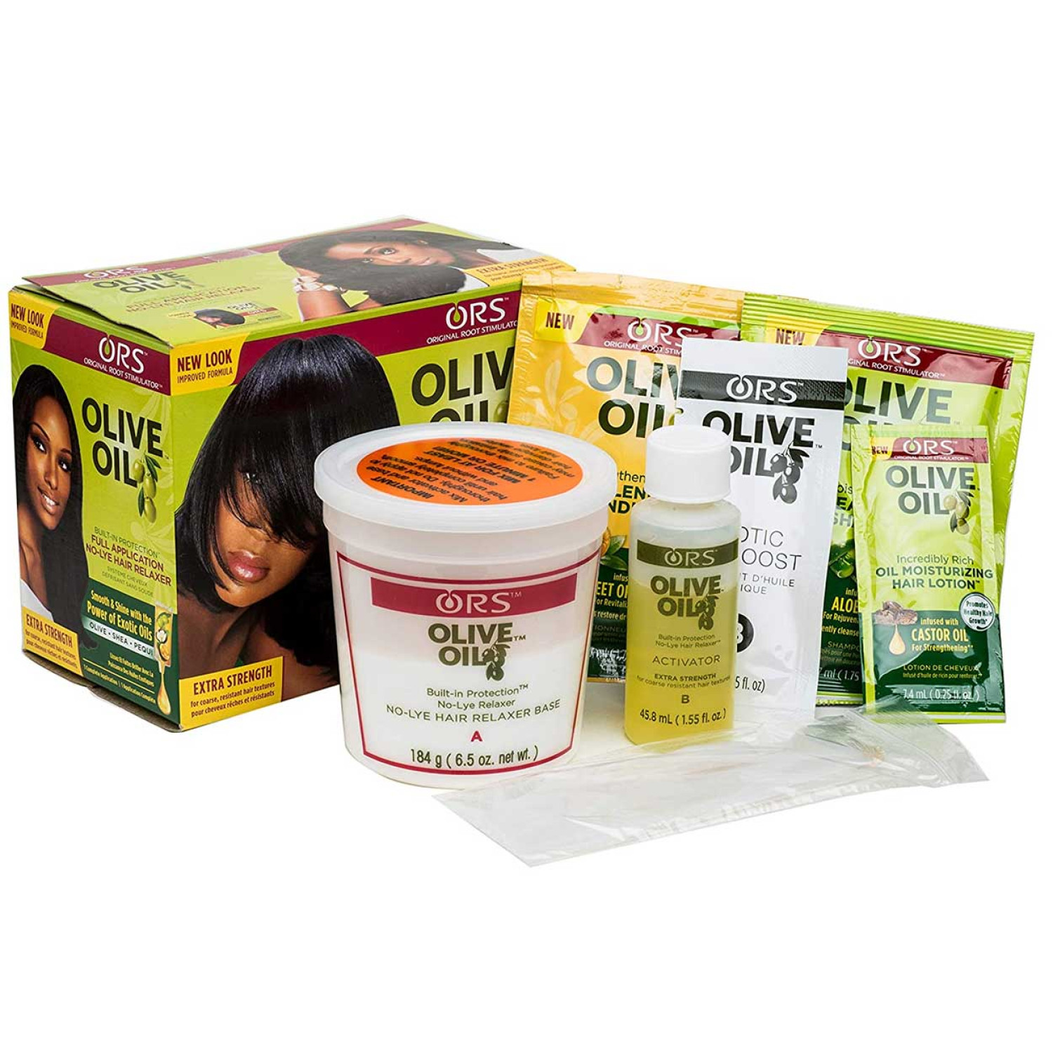 کیت ریلکسر صاف کننده موی اورز Ors Olive Oil Extra Strength کیت ریلکسر صاف کننده موی اورز Ors Olive Oil Extra Strength