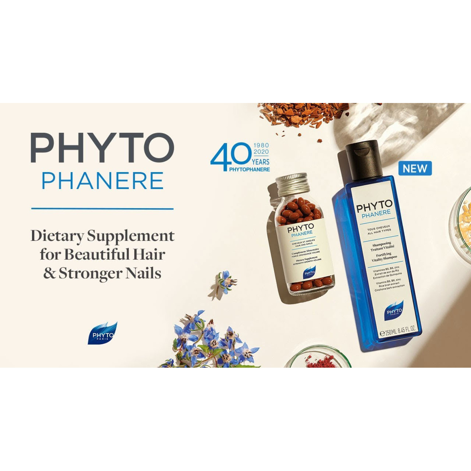 مکمل تقویت مو و ناخن فیتو Phyto Phanere تعداد 120 عدد