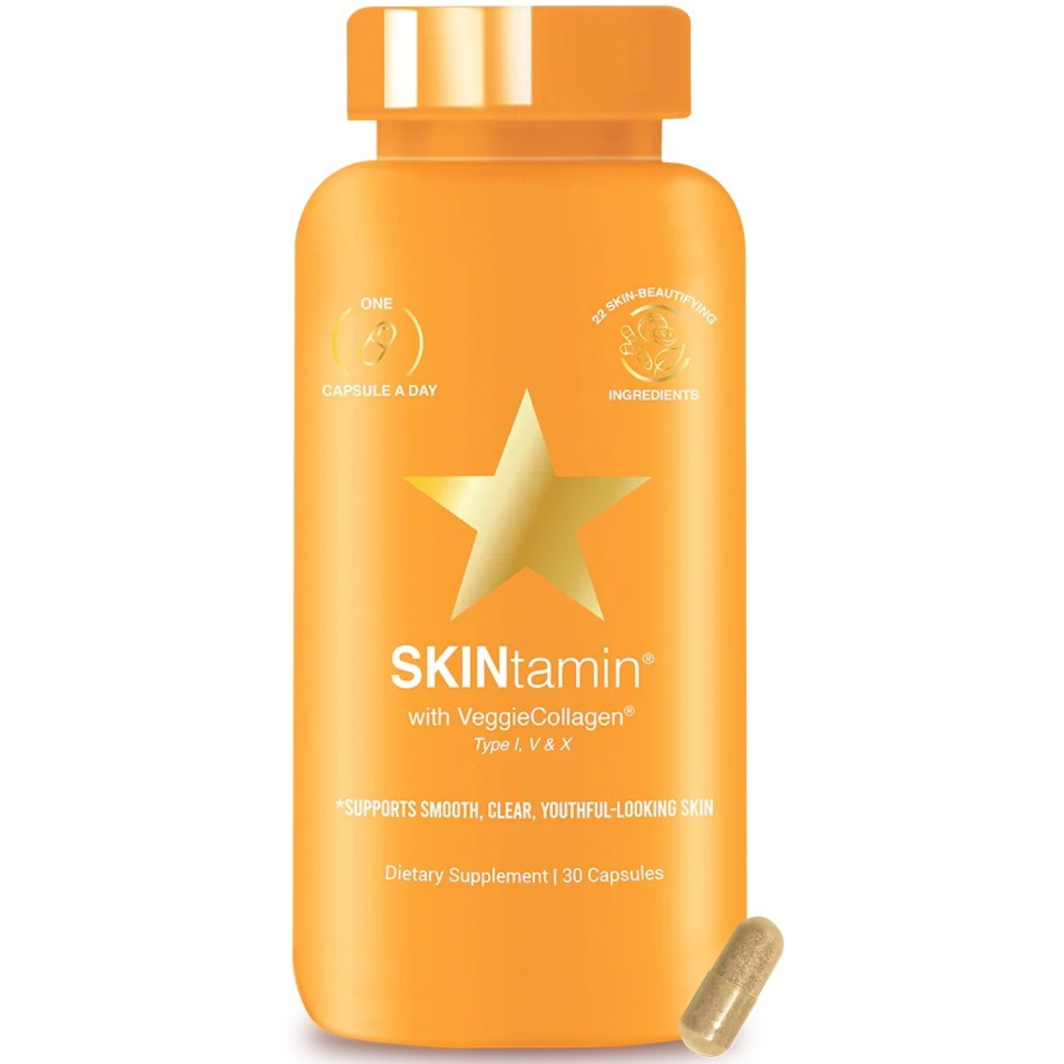 مکمل بهبود سلامت پوست اسکین تامین SkinTamin Collagen تعداد 30 عدد مکمل بهبود سلامت پوست اسکین تامین SkinTamin Collagen تعداد 30 عدد