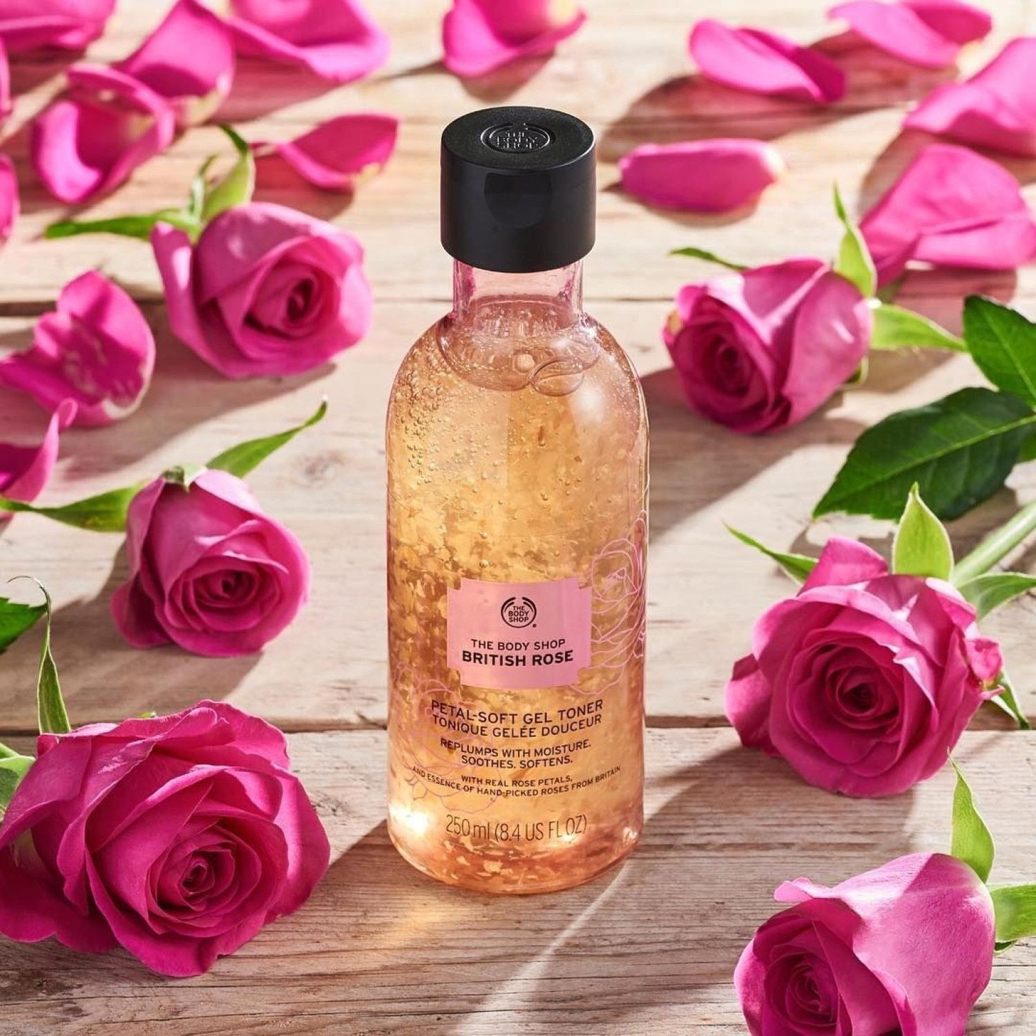 تونر گل رز بریتانیایی بادی شاپ The Body Shop British Rose Toner حجم 250 میلی لیتر تونر گل رز بریتانیایی بادی شاپ The Body Shop British Rose Toner حجم 250 میلی لیتر