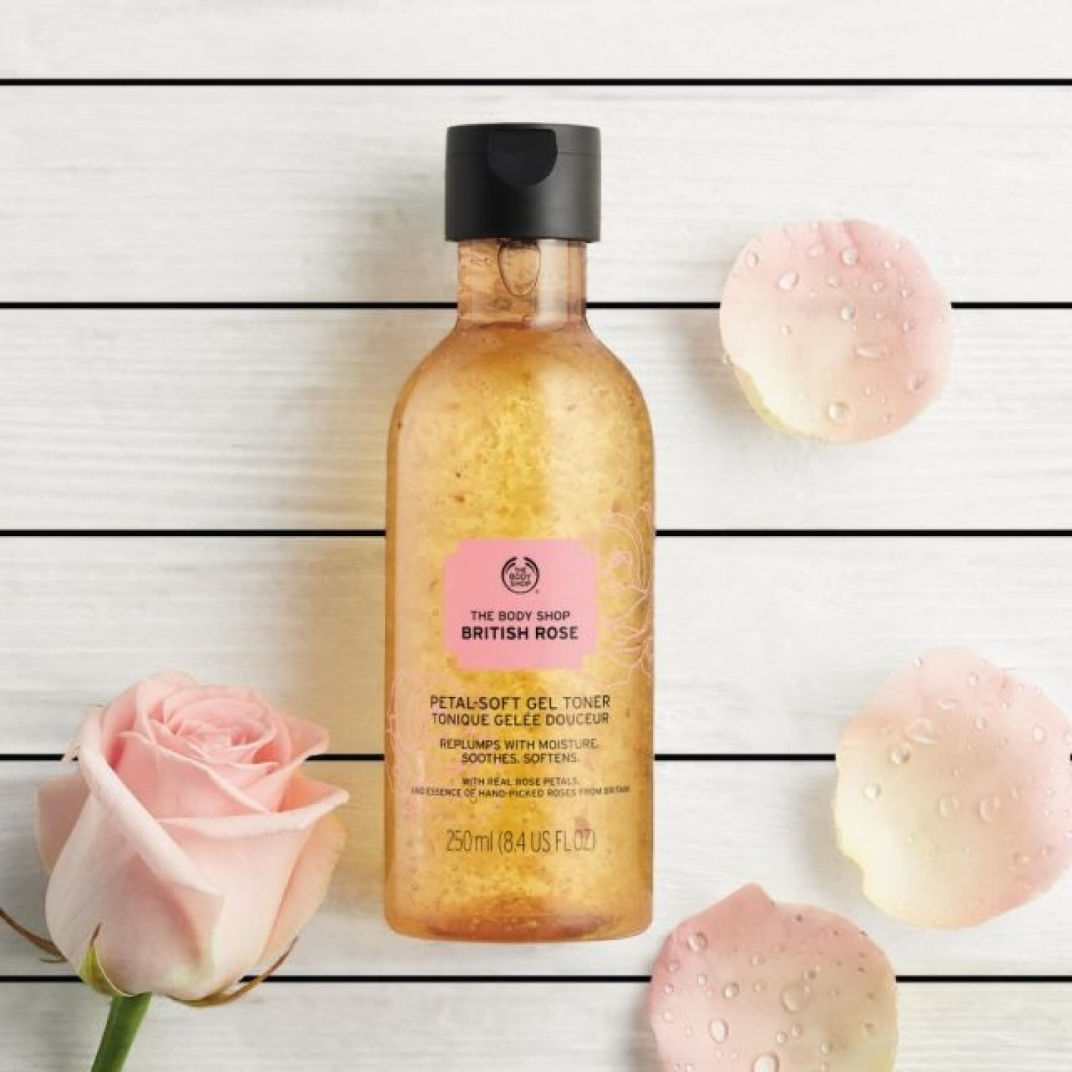 تونر گل رز بریتانیایی بادی شاپ The Body Shop British Rose Toner حجم 250 میلی لیتر تونر گل رز بریتانیایی بادی شاپ The Body Shop British Rose Toner حجم 250 میلی لیتر