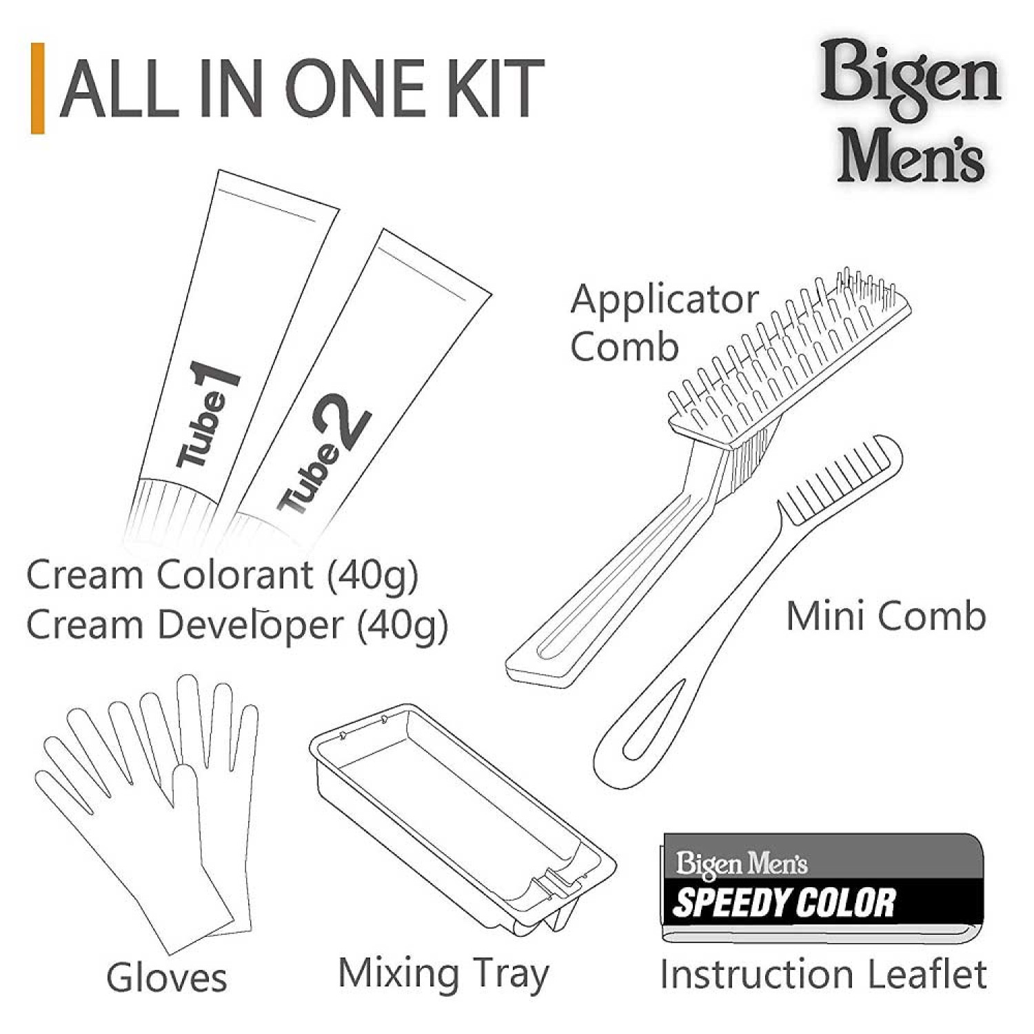 کیت رنگ موی بدون آمونیاک آقایان بیگن Bigen Men Speedy شماره 101 مشکی طبیعی کیت رنگ موی بدون آمونیاک آقایان بیگن Bigen Men Speedy شماره 101 مشکی طبیعی