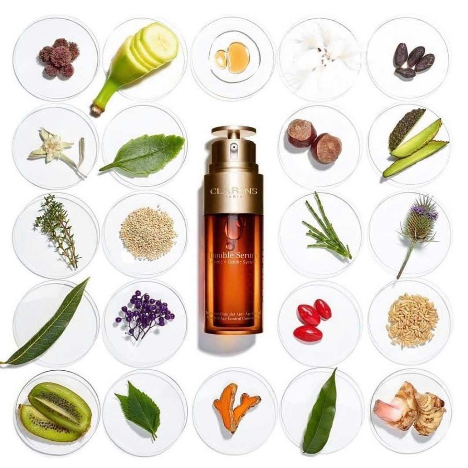 سرم کنستانتره ضدپیری و جوان کننده کلارنس Clarins Double Serum حجم 50 میلی لیتر سرم کنستانتره ضدپیری و جوان کننده کلارنس Clarins Double Serum حجم 50 میلی لیتر
