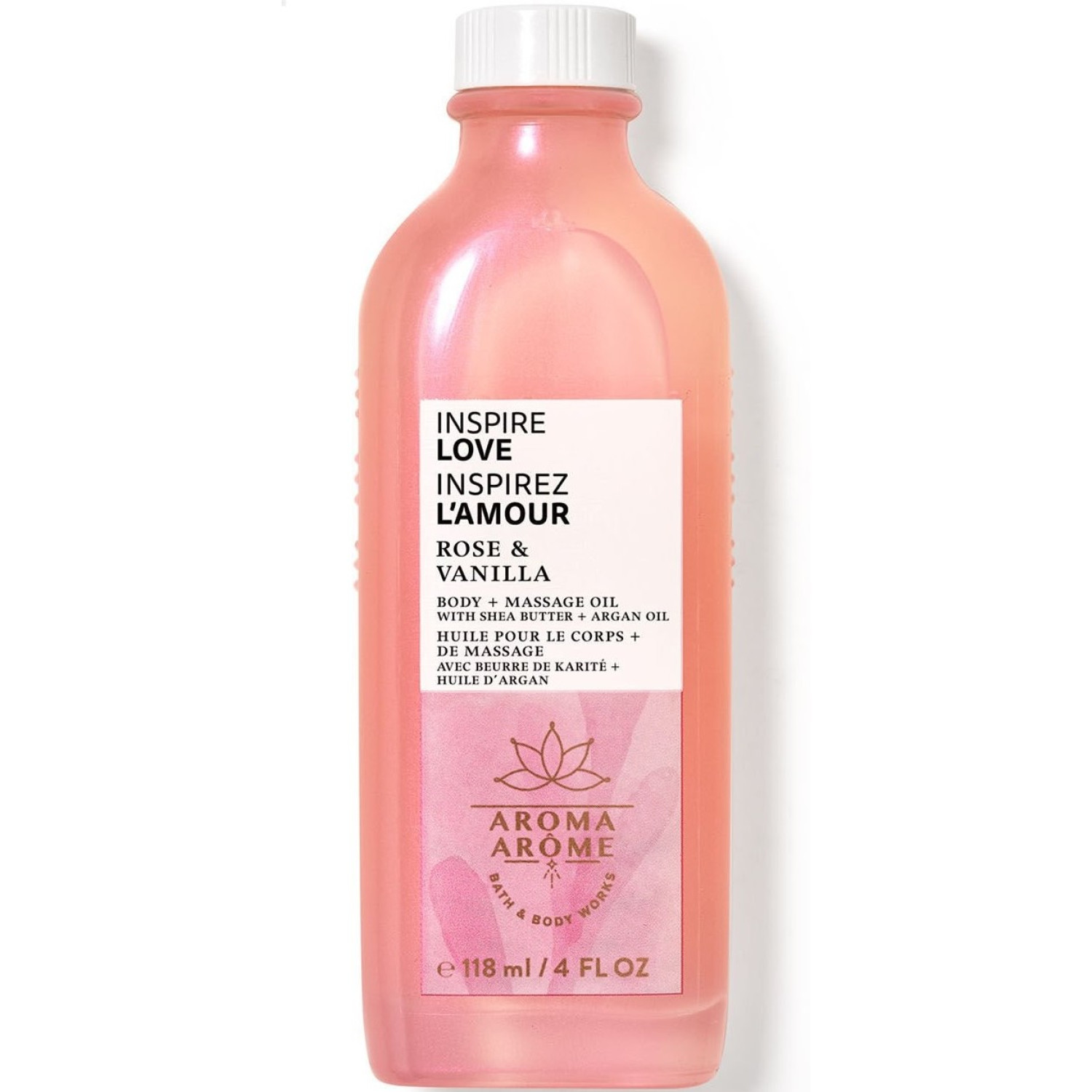 روغن ماساژ بدن بث اند بادی ورکس Inspire Love Rose Vanilla حجم 118 میلی لیتر روغن ماساژ بدن بث اند بادی ورکس Inspire Love Rose Vanilla حجم 118 میلی لیتر