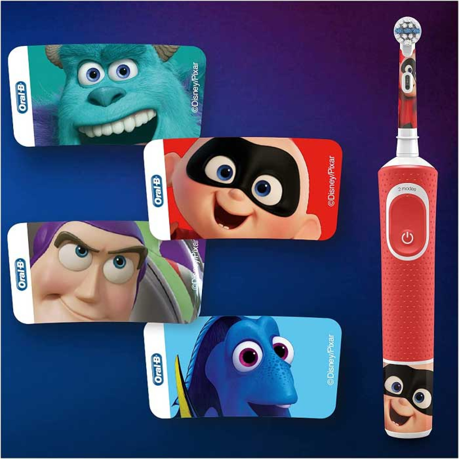 مسواک برقی کودک اورال بی طرح پیکسار Oral B Star Pixar مسواک برقی کودک اورال بی طرح پیکسار Oral B Star Pixar