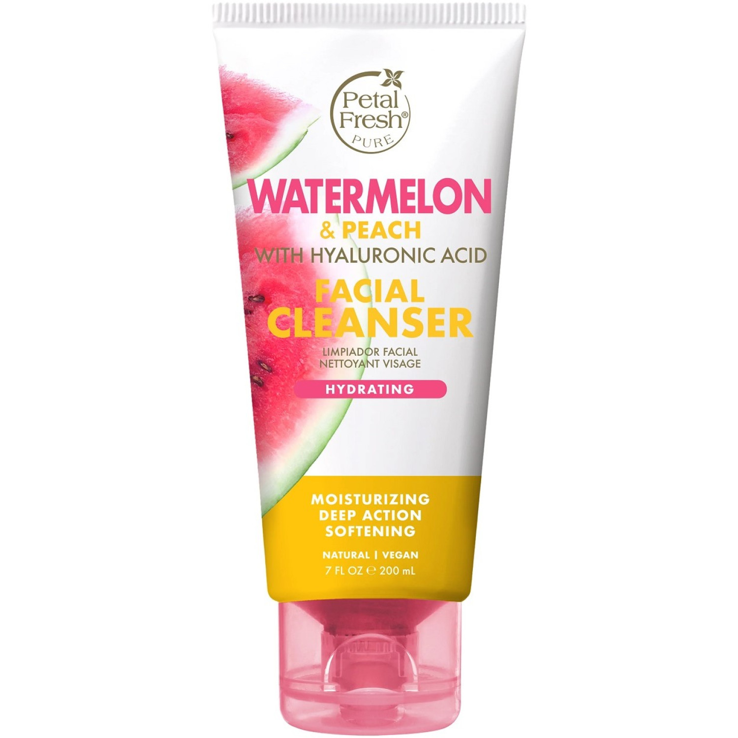 شوینده صورت هندوانه و هلوی پتال فرش Petal Fresh Watermelon Peach حجم 200 میلی لیتر شوینده صورت هندوانه و هلوی پتال فرش Petal Fresh Watermelon Peach حجم 200 میلی لیتر