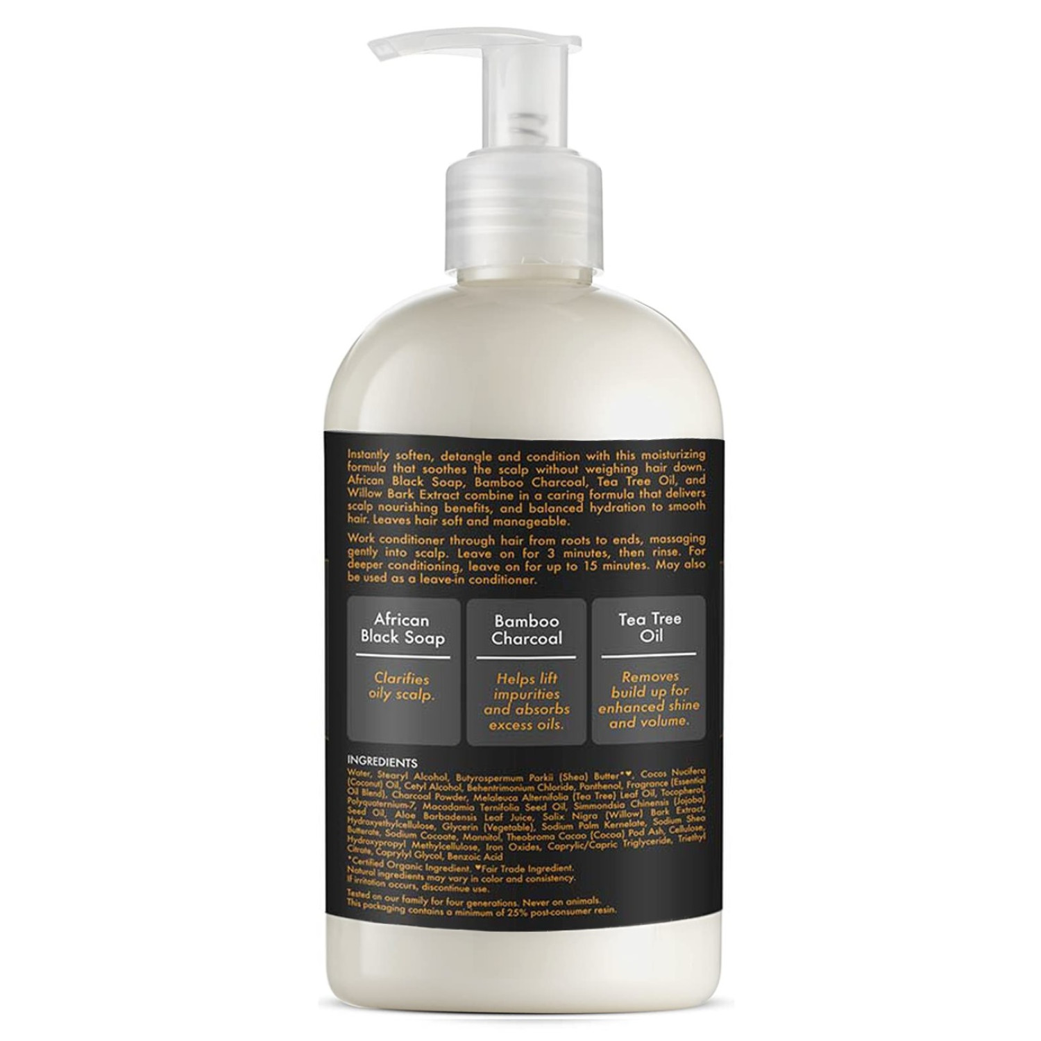 نرم کننده موی ذغال بامبوی شی مویسچر Shea Moisture Bamboo Charcoal حجم 384 میلی لیتر نرم کننده موی ذغال بامبوی شی مویسچر Shea Moisture Bamboo Charcoal حجم 384 میلی لیتر