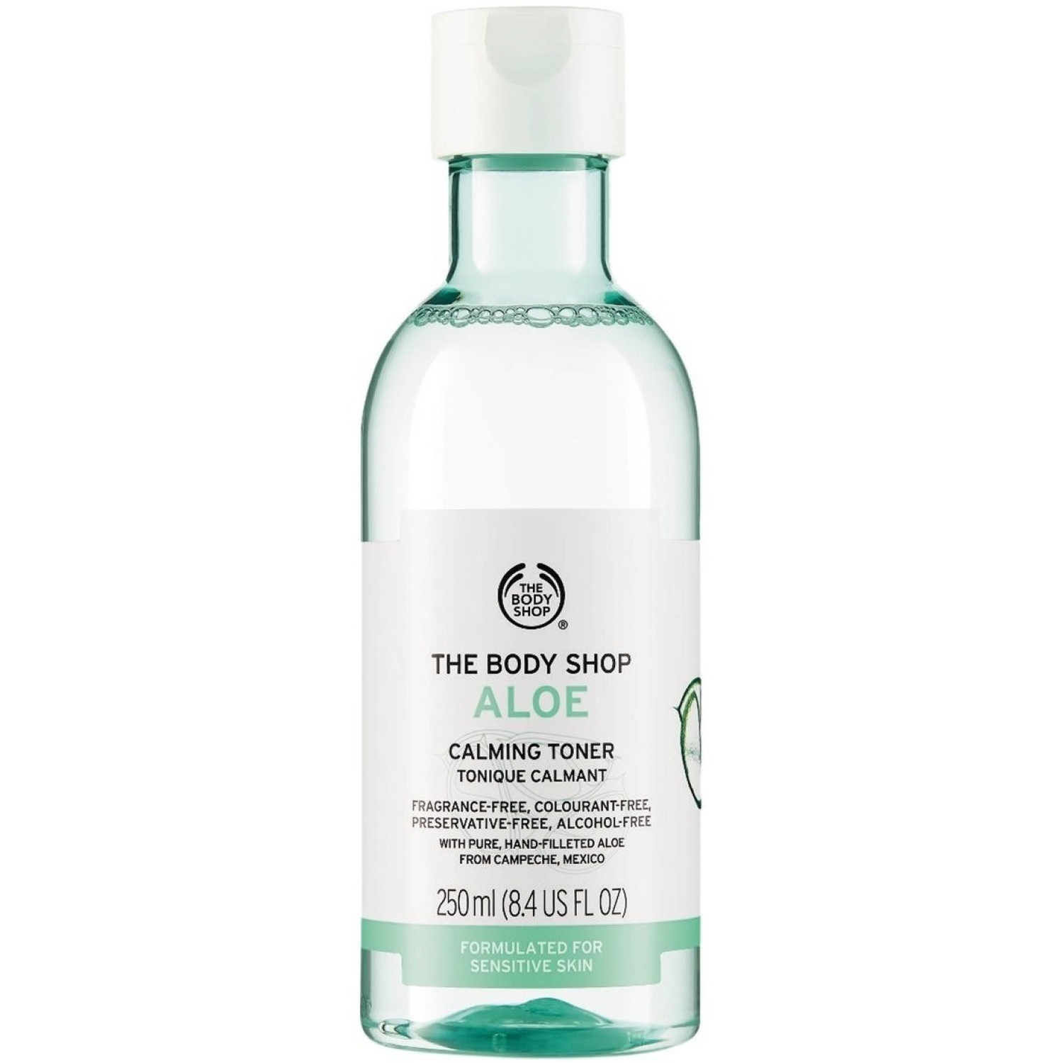 تونر تسکین دهنده آلوئه ورا بادی شاپ The Body Shop Aloe Toner حجم 250 میلی لیتر تونر تسکین دهنده آلوئه ورا بادی شاپ The Body Shop Aloe Toner حجم 250 میلی لیتر