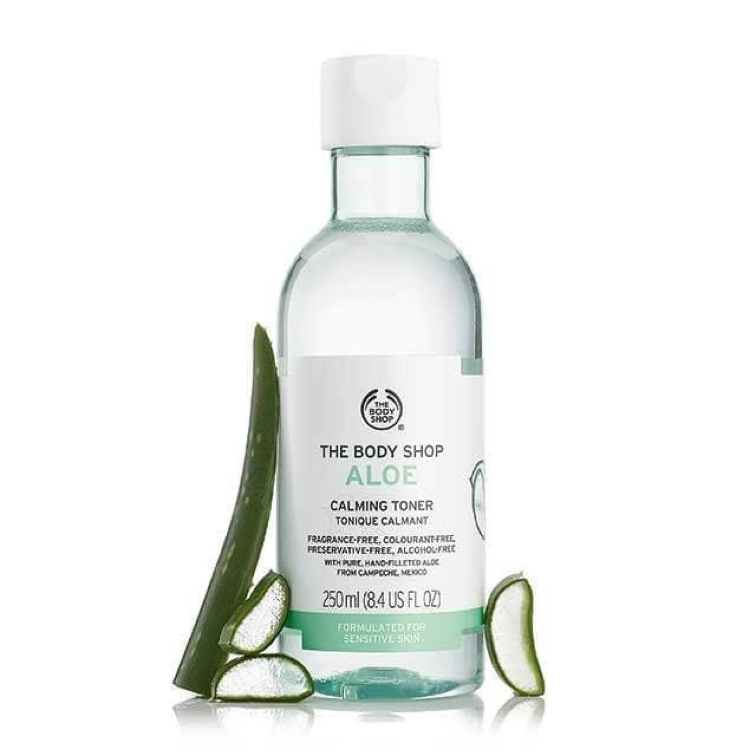 تونر تسکین دهنده آلوئه ورا بادی شاپ The Body Shop Aloe Toner حجم 250 میلی لیتر تونر تسکین دهنده آلوئه ورا بادی شاپ The Body Shop Aloe Toner حجم 250 میلی لیتر