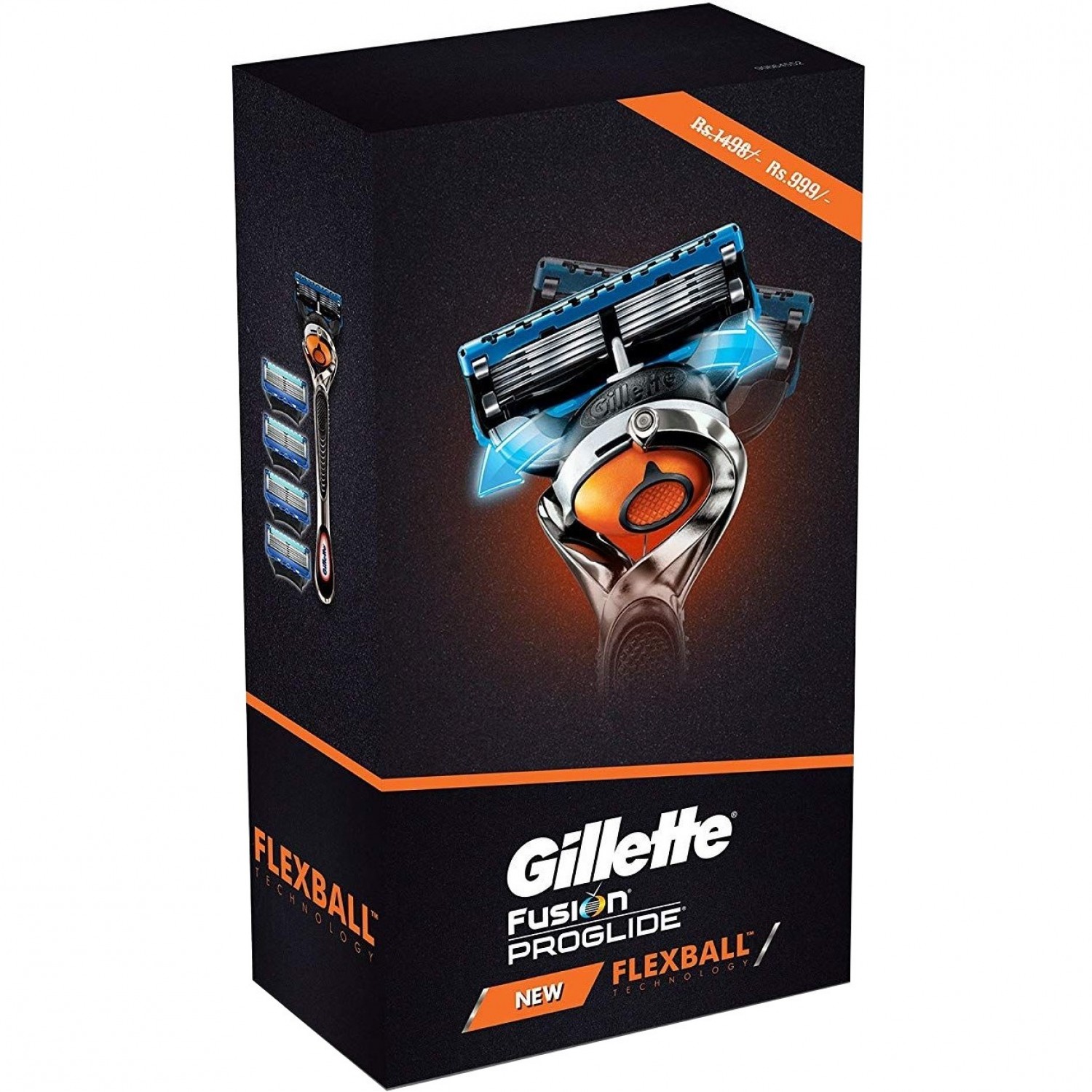 ست خودتراش و تیغ یدک ژیلت فیوژن پروگلید Gillette Fusion5 Flexball ست خودتراش و تیغ یدک ژیلت فیوژن پروگلید Gillette Fusion5 Flexball