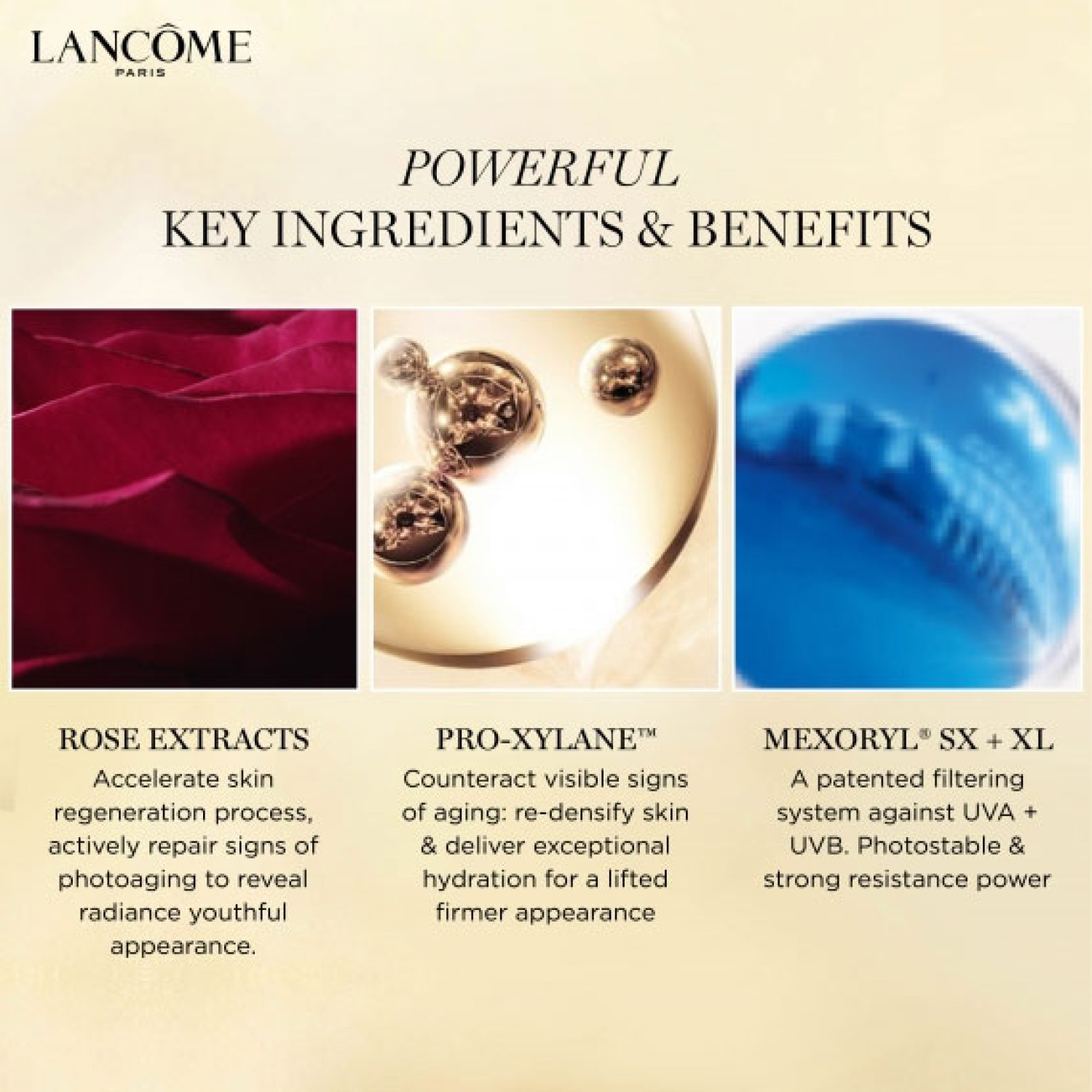 کرم ضدآفتاب و ضدپیری لانکوم ابسولو یو وی Lancome Absolue UV حجم 50 میلی لیتر