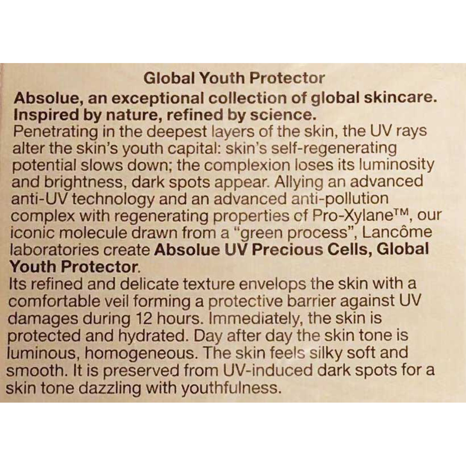 کرم ضدآفتاب و ضدپیری لانکوم ابسولو یو وی Lancome Absolue UV حجم 50 میلی لیتر