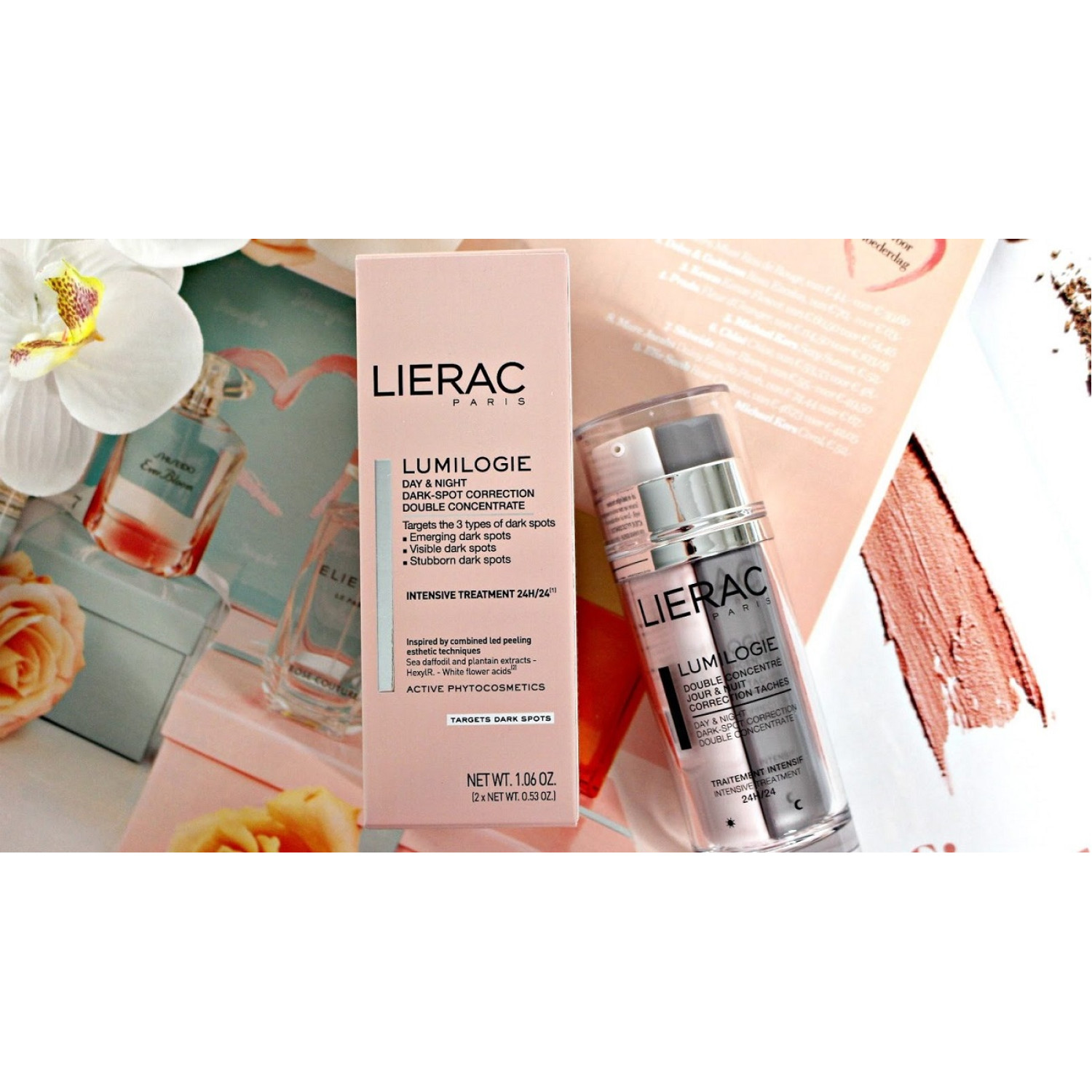 کنستانتره ضد لک روز و شب لیراک لومیلوژی Lierac Lumilogie حجم 30 میلی لیتر کنستانتره ضد لک روز و شب لیراک لومیلوژی Lierac Lumilogie حجم 30 میلی لیتر