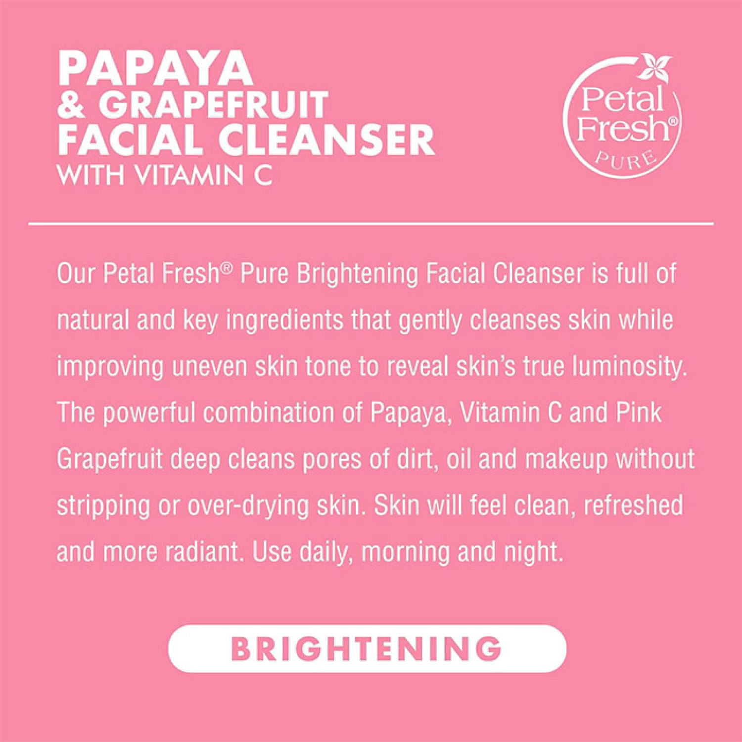 ژل شوینده و روشن کننده پاپایای پتال فرش Petal Fresh Papaya حجم 200 میلی لیتر