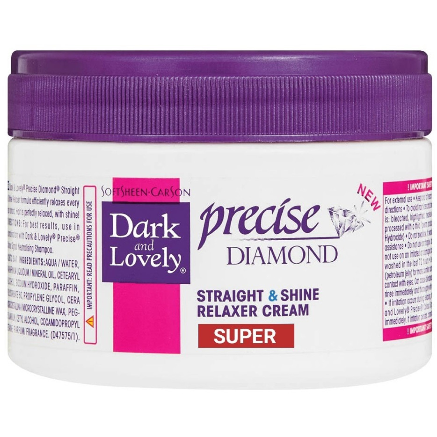 کرم ریلکسر صاف کننده موی دارک اند لاولی سوپر Dark and Lovely Diamond حجم 250 میلی لیتر