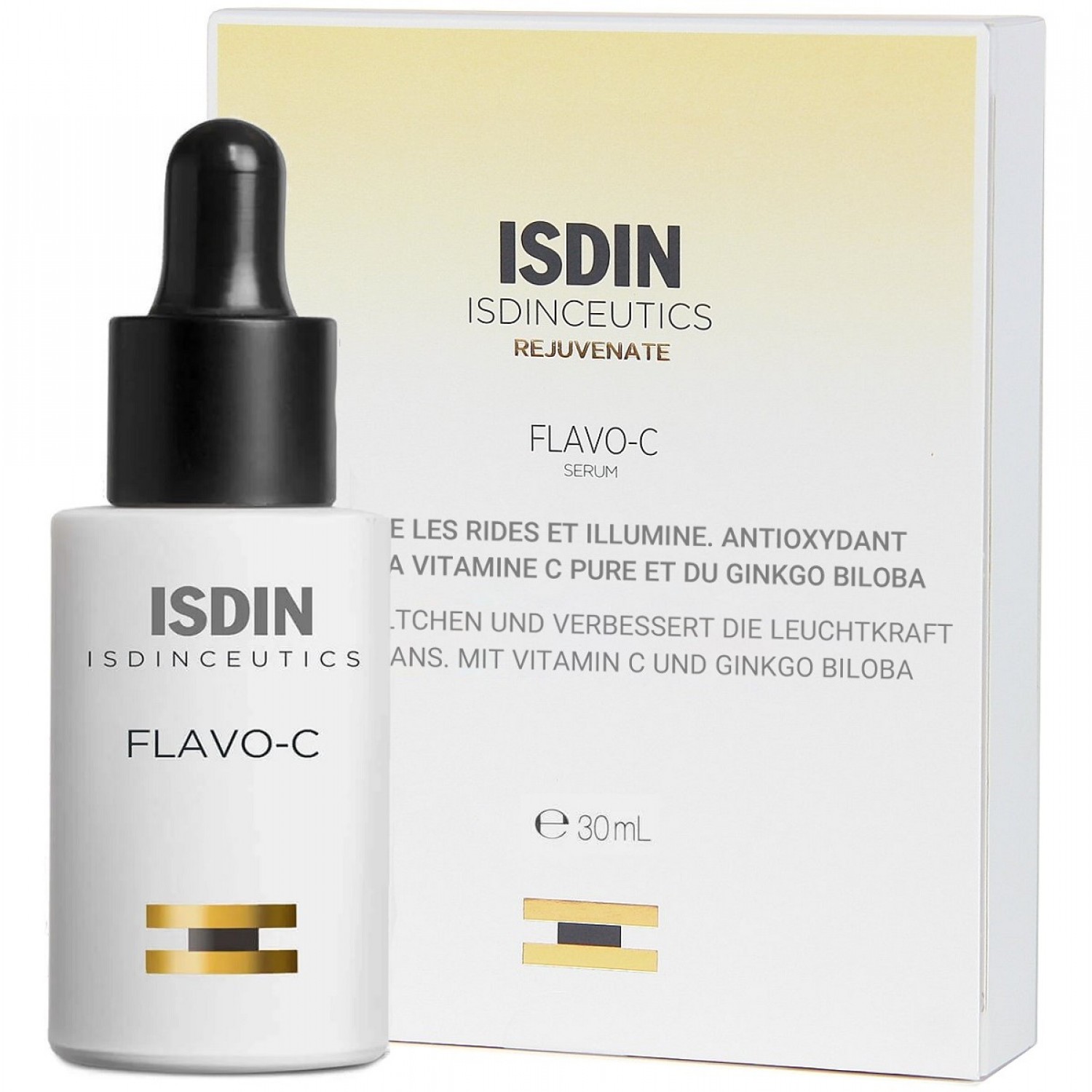 سرم جوان کننده و روشن کننده ویتامین سی ایزدین Isdin Flavo-C حجم 30 میلی لیتر