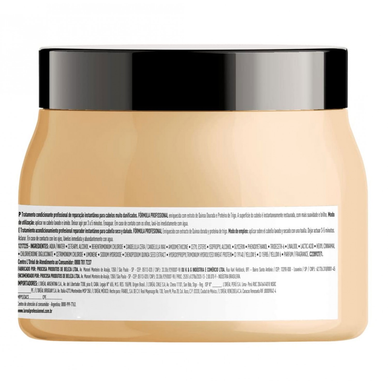 ماسک ترمیم کننده موی حرفه ای لورال سری اکسپرت LOreal Absolute Repair حجم 500 میلی لیتر ماسک ترمیم کننده موی حرفه ای لورال سری اکسپرت LOreal Absolute Repair حجم 500 میلی لیتر