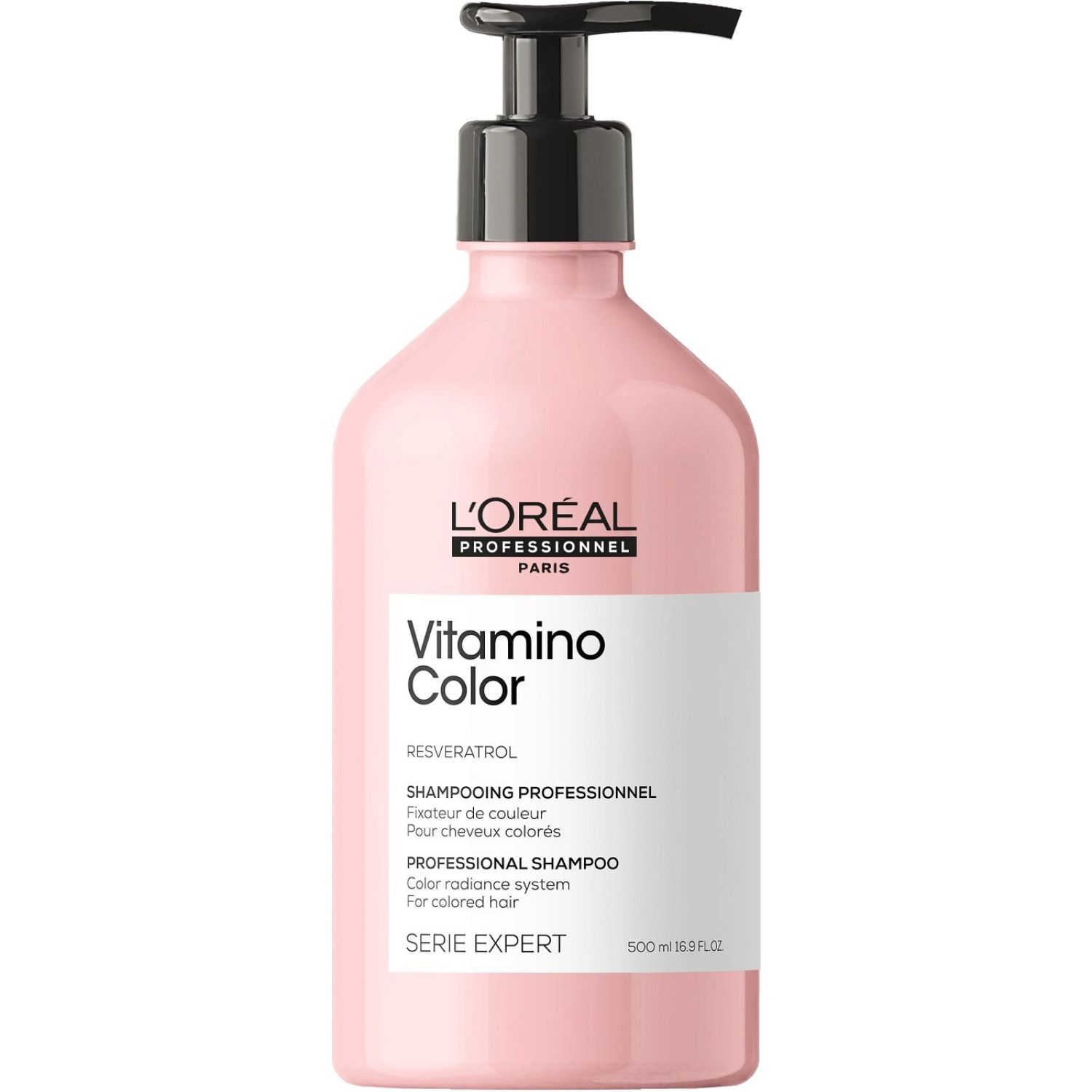 شامپو مراقبت از موهای رنگ شده لورال سری اکسپرت Loreal Vitamino Color حجم 500 میلی لیتر