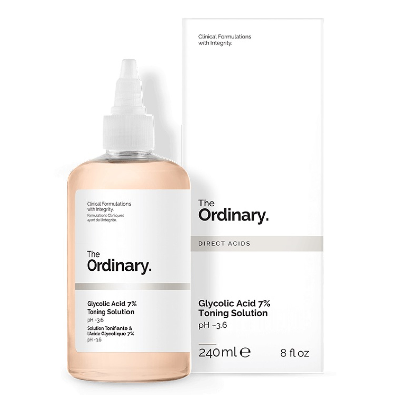 تونر لایه بردار و روشن کننده اوردینری گلیکولیک اسید Ordinary Glycolic Acid 7 حجم 240 میلی لیتر تونر لایه بردار و روشن کننده اوردینری گلیکولیک اسید Ordinary Glycolic Acid 7 حجم 240 میلی لیتر