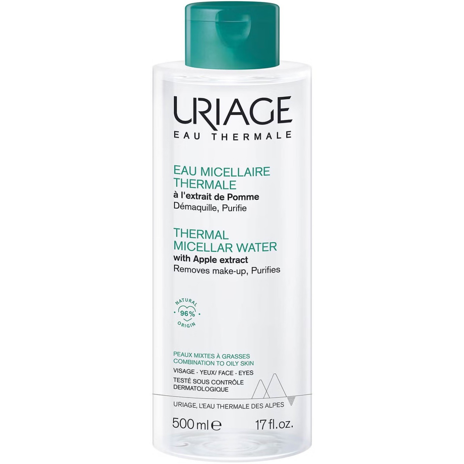 میسلار واتر پاک کننده پوست مختلط و چرب اوریاژ Uriage Thermal Oily حجم 500 میلی لیتر میسلار واتر پاک کننده پوست مختلط و چرب اوریاژ Uriage Thermal Oily حجم 500 میلی لیتر
