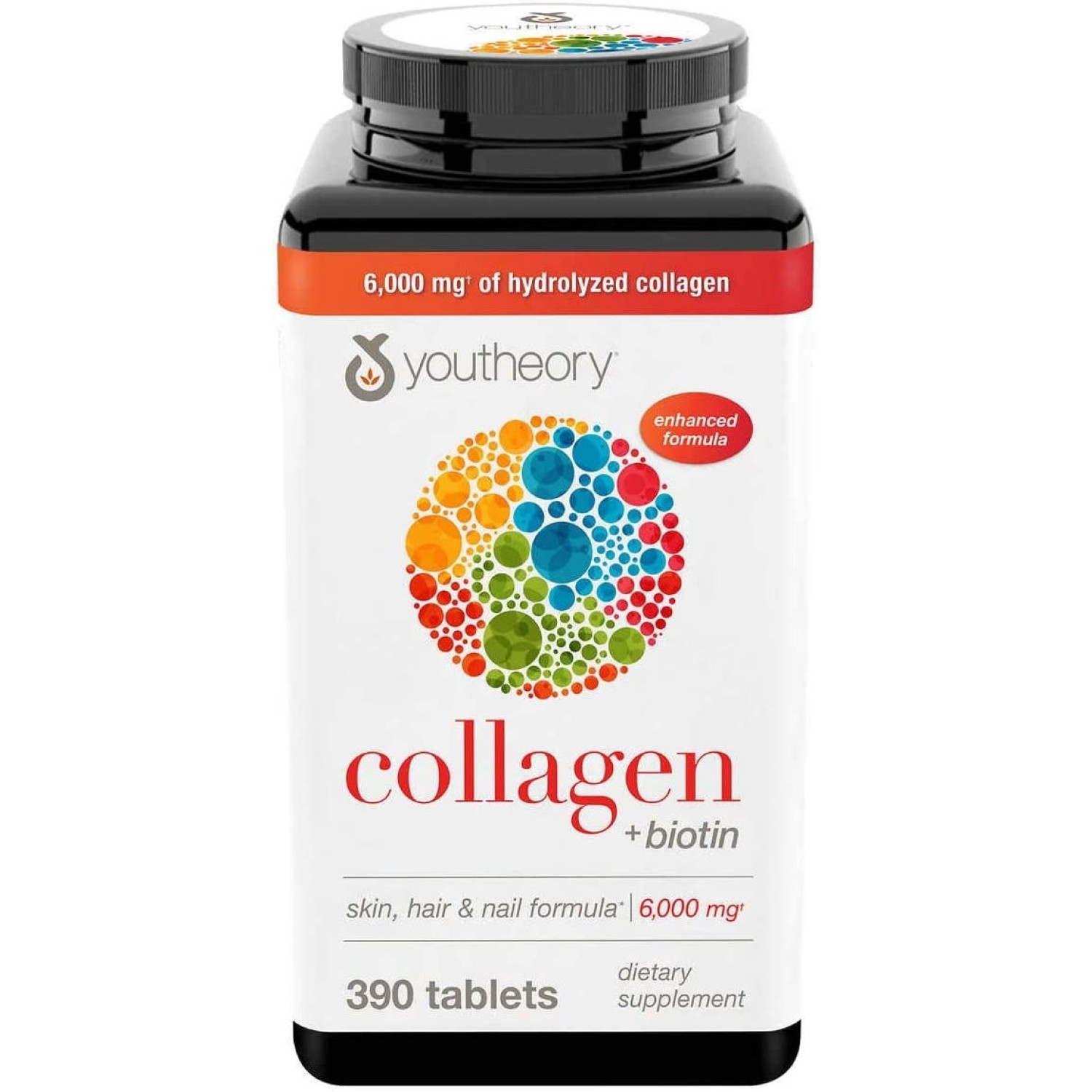 مکمل پوست و موی کلاژن و بیوتین یوث تئوری Youtheory Collagen Biotin تعداد 390 عدد مکمل پوست و موی کلاژن و بیوتین یوث تئوری Youtheory Collagen Biotin تعداد 390 عدد