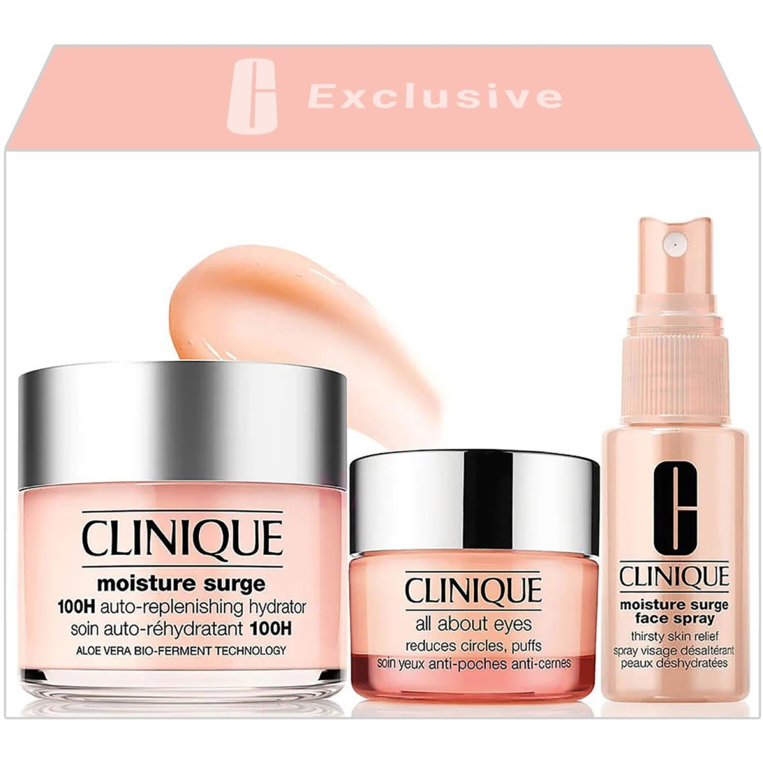 ست کرم و اسپری آبرسان صورت و دور چشم کلینیک Clinique Moisture Surge ست کرم و اسپری آبرسان صورت و دور چشم کلینیک Clinique Moisture Surge