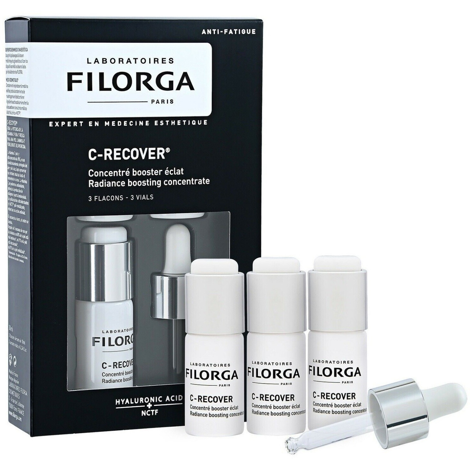 کنستانتره رفع خستگی و روشنایی پوست فیلورگا سری سی ریکاور Filorga C Recover حجم 30 میلی لیتر کنستانتره رفع خستگی و روشنایی پوست فیلورگا سری سی ریکاور Filorga C Recover حجم 30 میلی لیتر