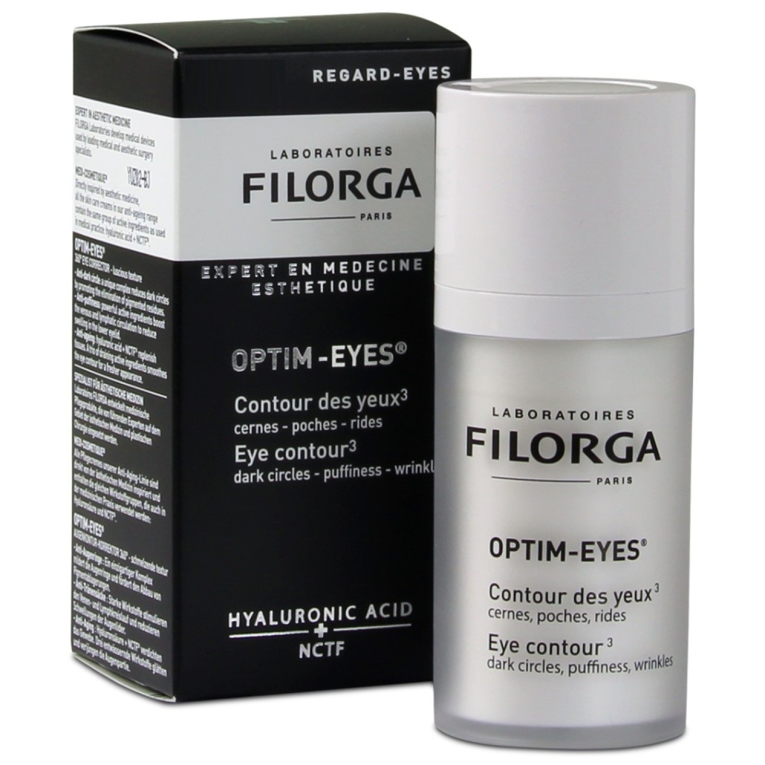 کرم رفع تیرگی و ضد چروک دور چشم فیلورگا اپتیم Filorga Optim Eyes حجم 15 میلی لیتر کرم رفع تیرگی و ضد چروک دور چشم فیلورگا اپتیم Filorga Optim Eyes حجم 15 میلی لیتر