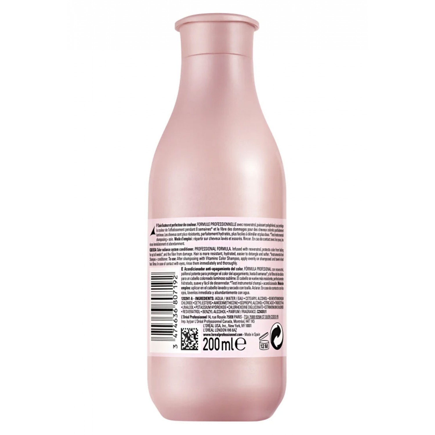نرم کننده مراقبت از موهای رنگ شده لورال سری اکسپرت LOreal Vitamino Color حجم 200 میلی لیتر